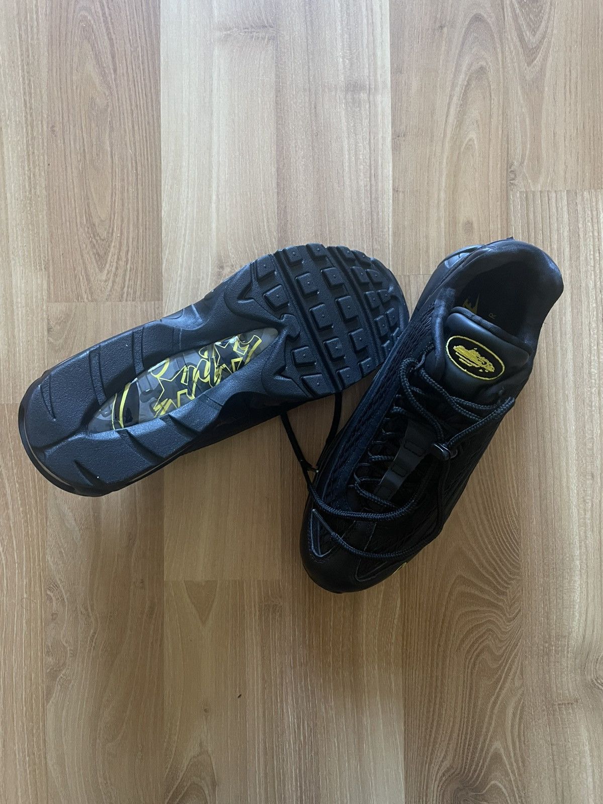 Corteiz × Designer × Nike Nike x Corteiz Air Max 95 Honey Black Size US 9 / EU 42 - 2 Thumbnail