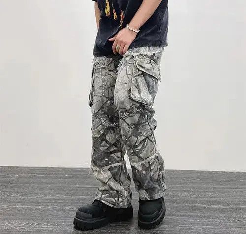 Individualized Shirts Camouflage Y2K Fashion Baggy Jeans Cargo Pants Size US 30 / EU 46 - 4 Thumbnail