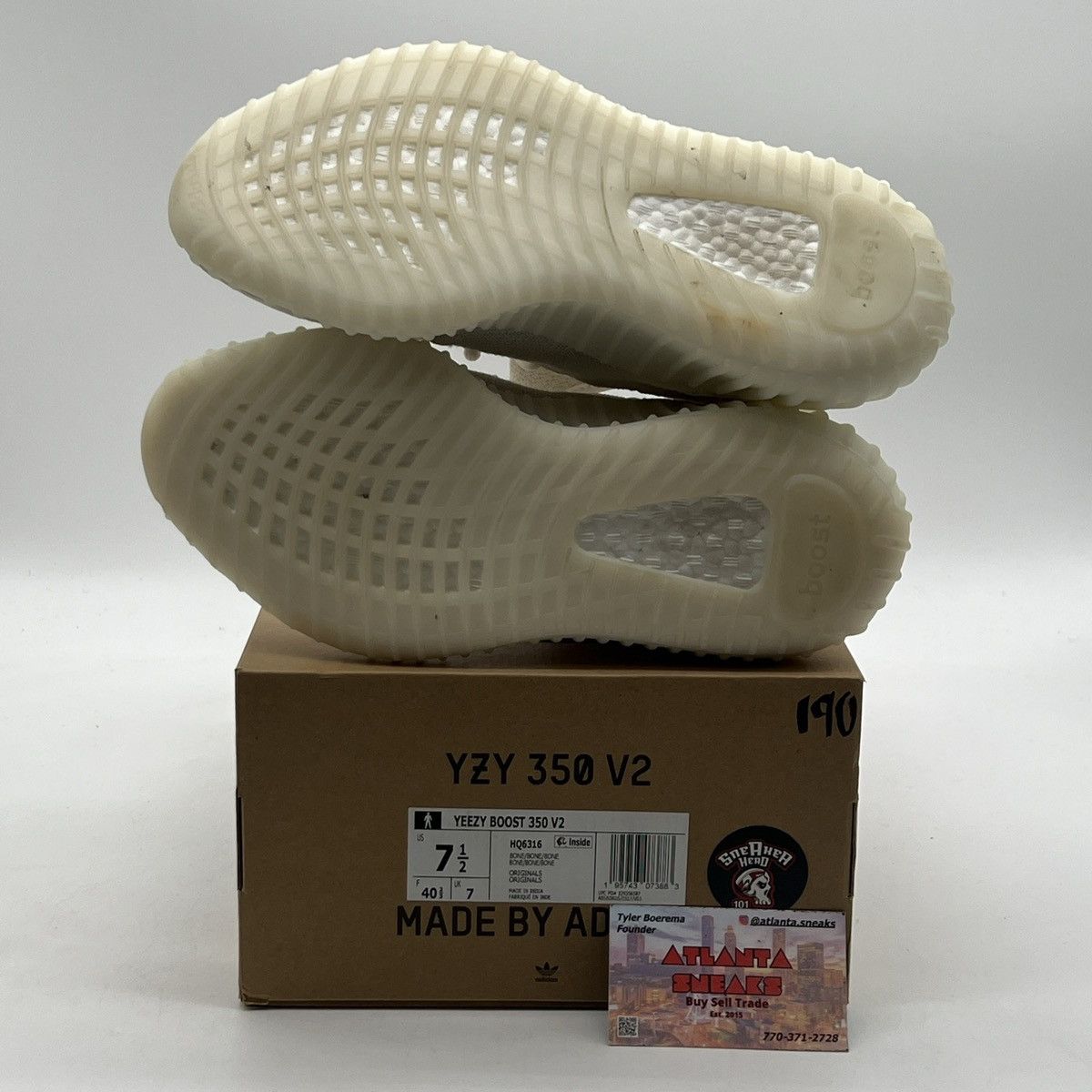 Adidas Yeezy boost 360 bone Size US 7.5 / EU 40-41 - 8 Thumbnail