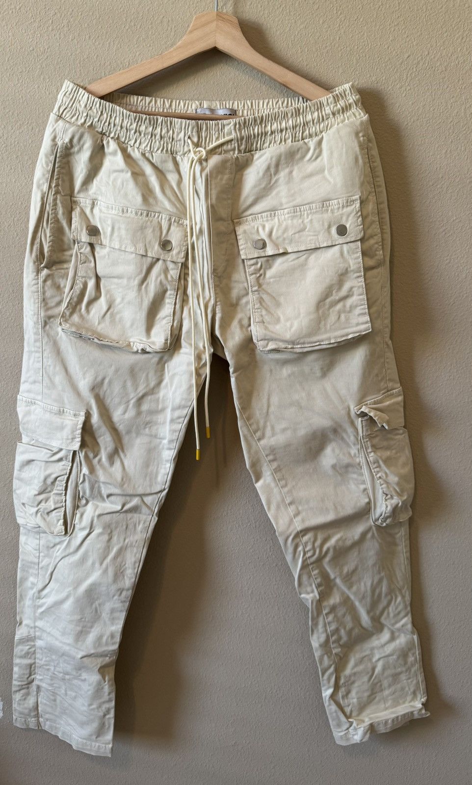 Zara Zara elastic waist cargo pants Size US 33 - 1 Thumbnail