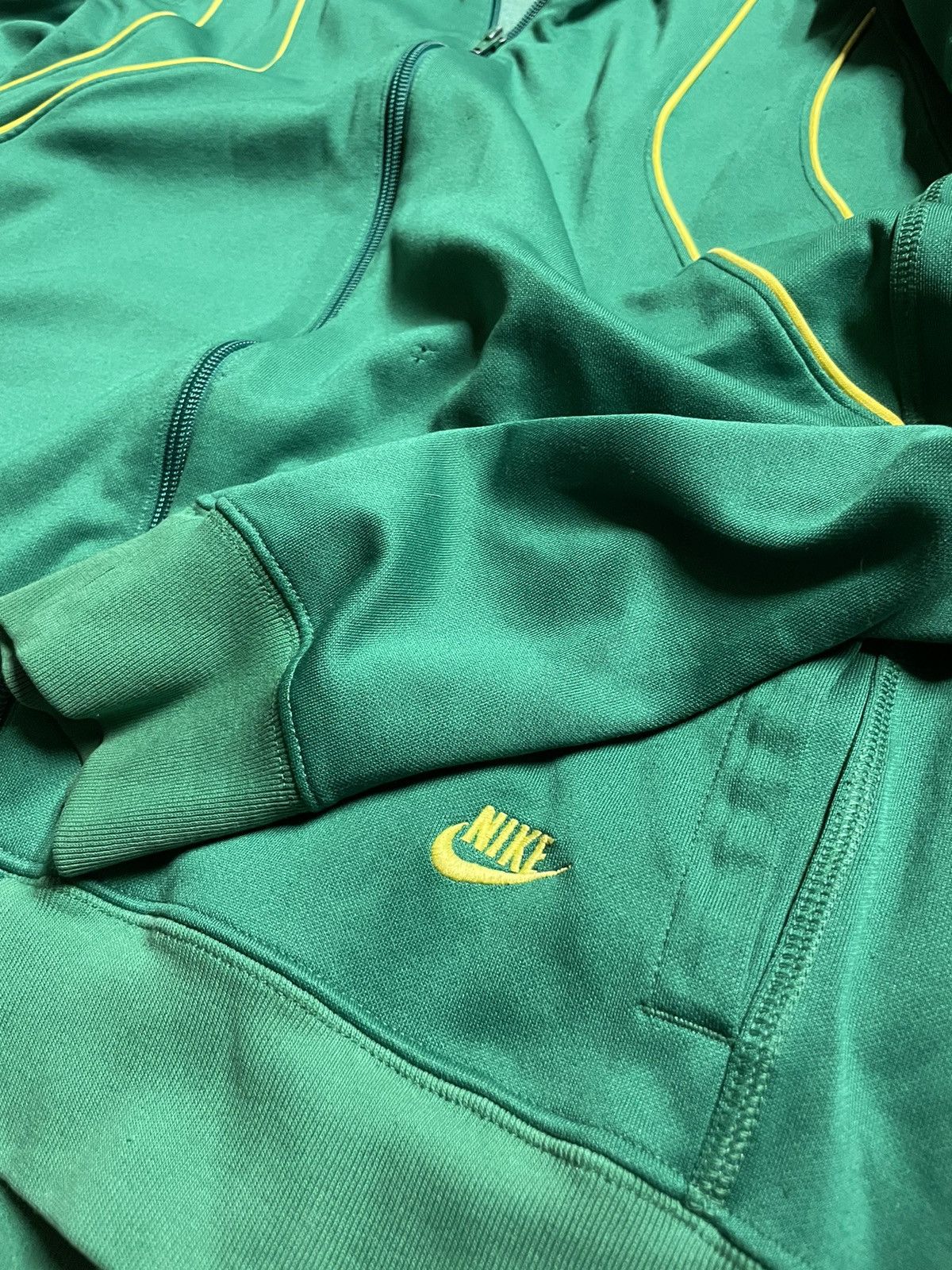 Nike × Vintage Vintage Y2K Nike Swoosh Jacket Drill Size US XL / EU 56 / 4 - 4 Thumbnail