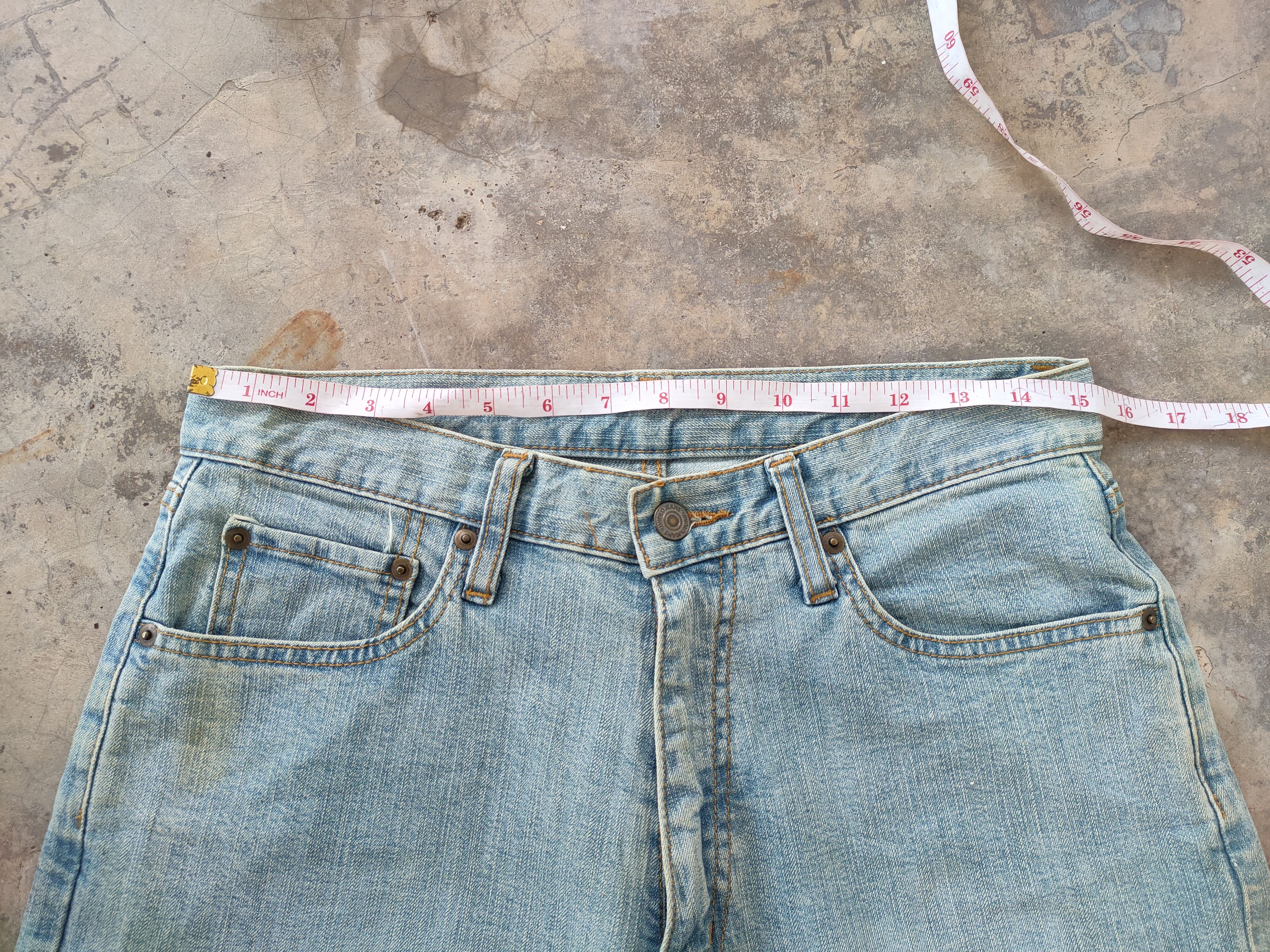 Japanese Brand × Jean × Vintage W30 VINTAGE JAPANESE FADED RIPPED DISTRESSED JEANS PANTS Size US 30 / EU 46 - 8 Thumbnail