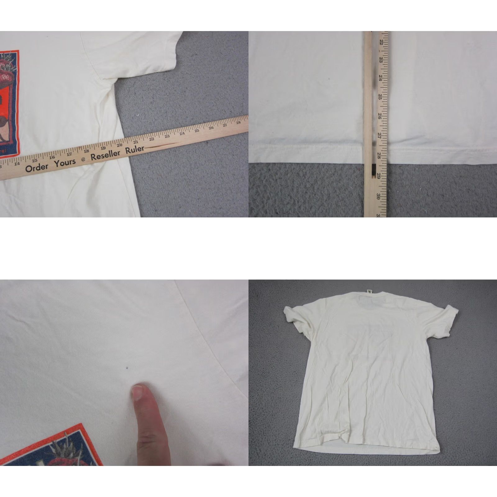 Vintage VINTAGE Canvas Shirt Mens XL White Farmers Market City Outdoor 90s Theme T-Shirt Size US XL / EU 56 / 4 - 8 Thumbnail