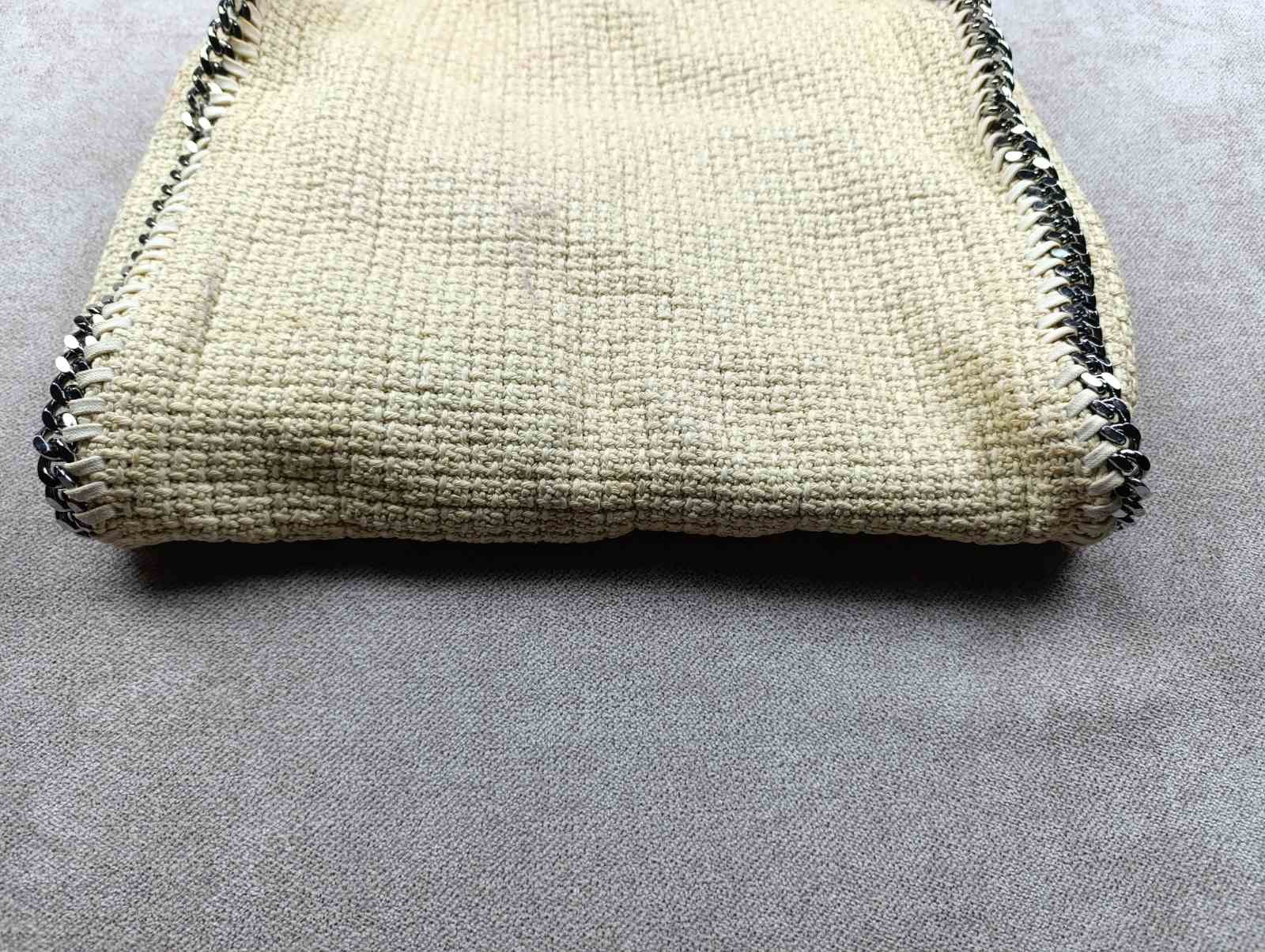Stella McCartney STELLA MCCARTNEY FALABELLA COTTON TOTE BEIGE Size ONE SIZE - 19 Thumbnail