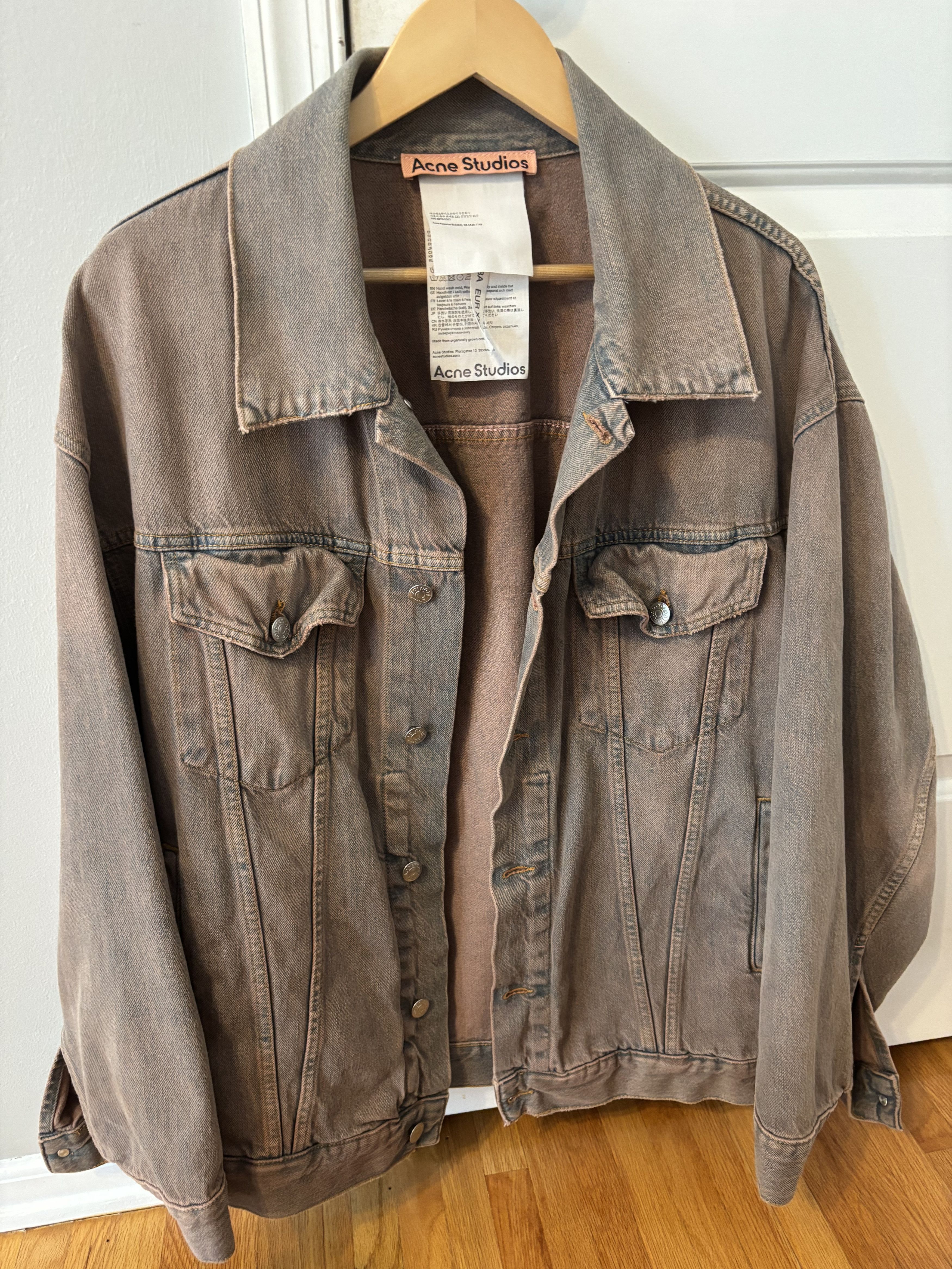 Acne Studios Acne Studios Washed Denim Jacket Size US XS / EU 42 / 0 - 3 Thumbnail