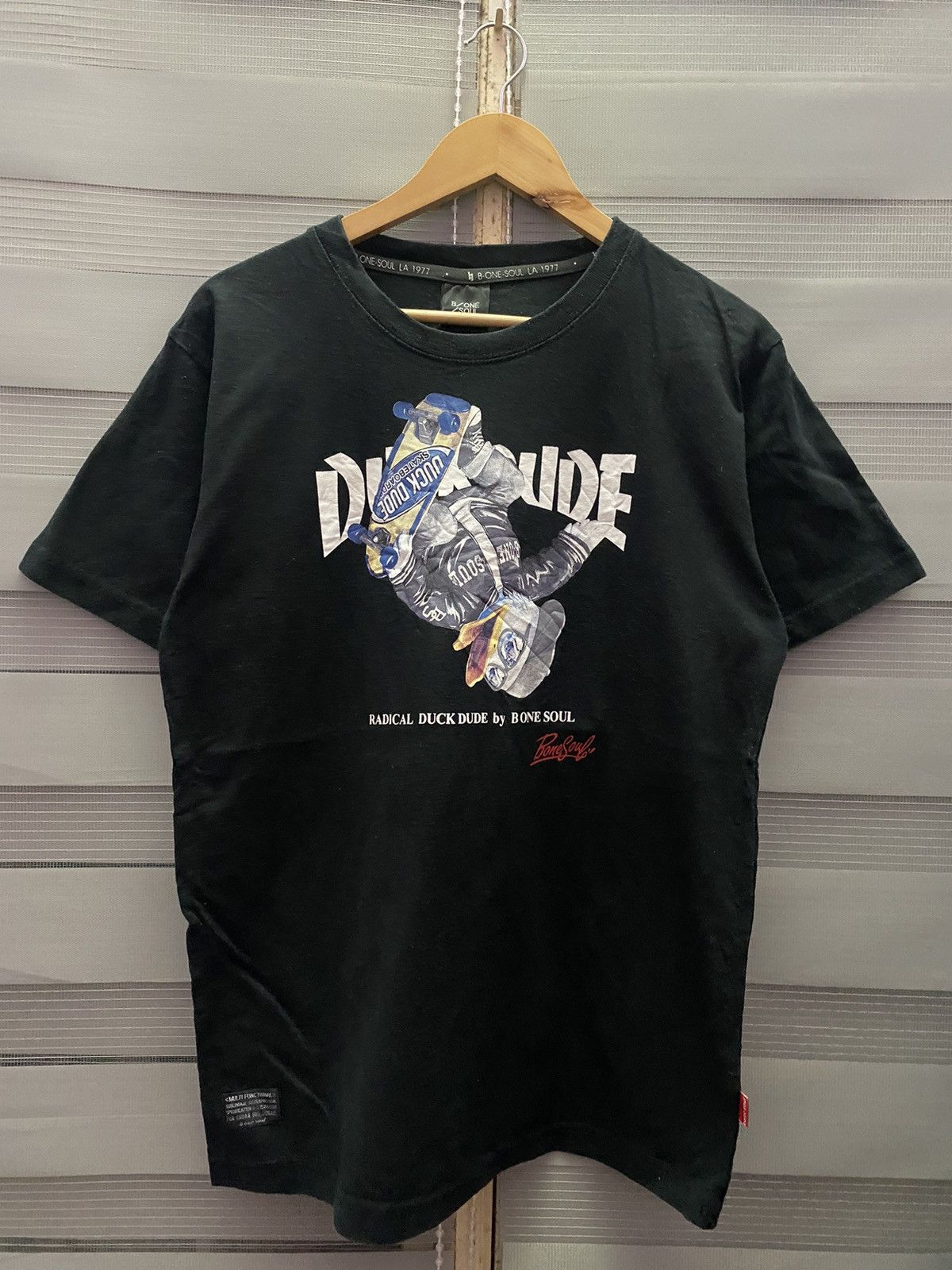 Anime Duck Dude B One Soul Skateboarding Tees Size US M / EU 48-50 / 2 - 1 Thumbnail
