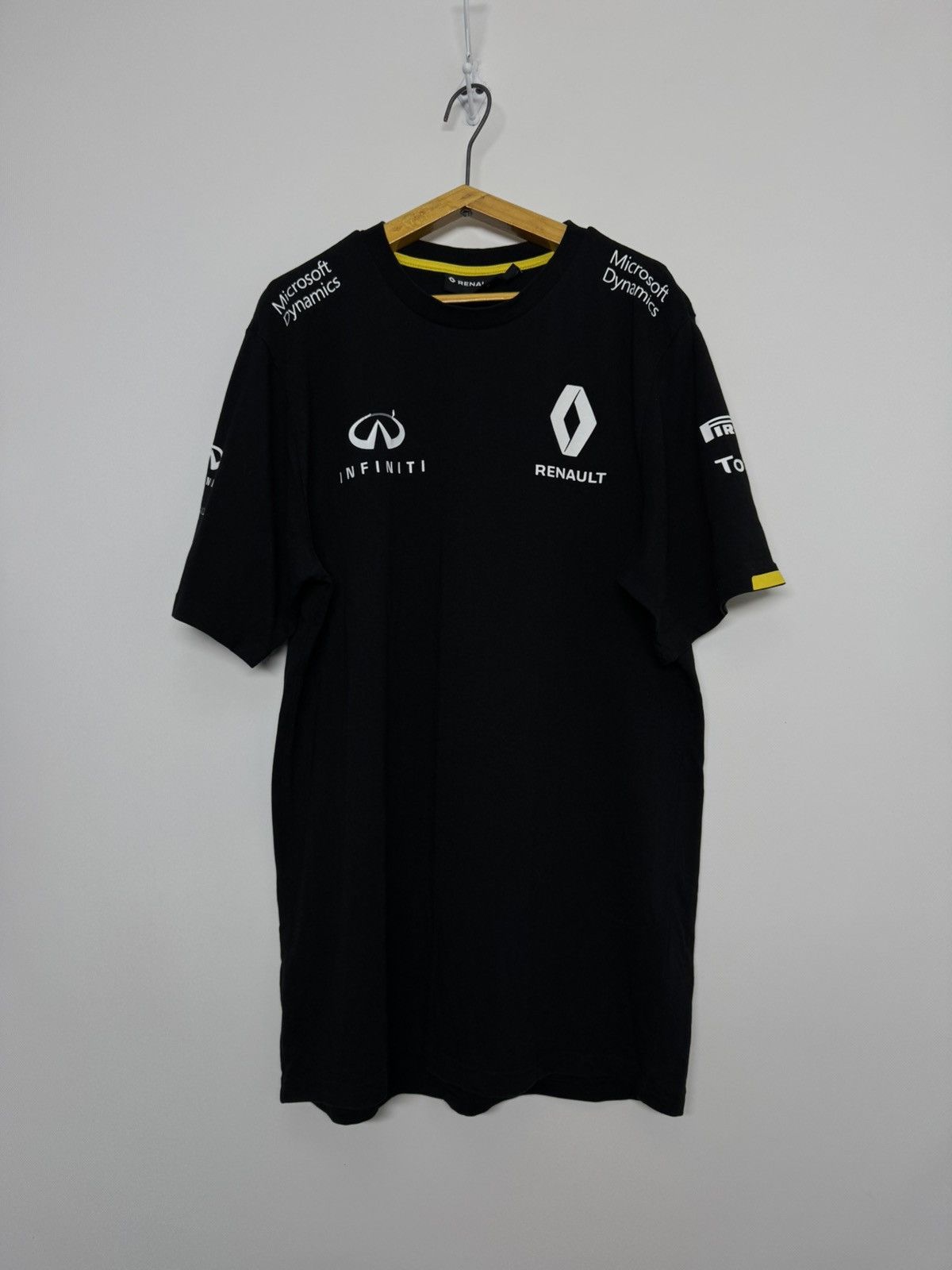 Vintage Infiniti Renault Racing Team Formula One Polo Shirt Jersey Size US L / EU 52-54 / 3 - 5 Thumbnail