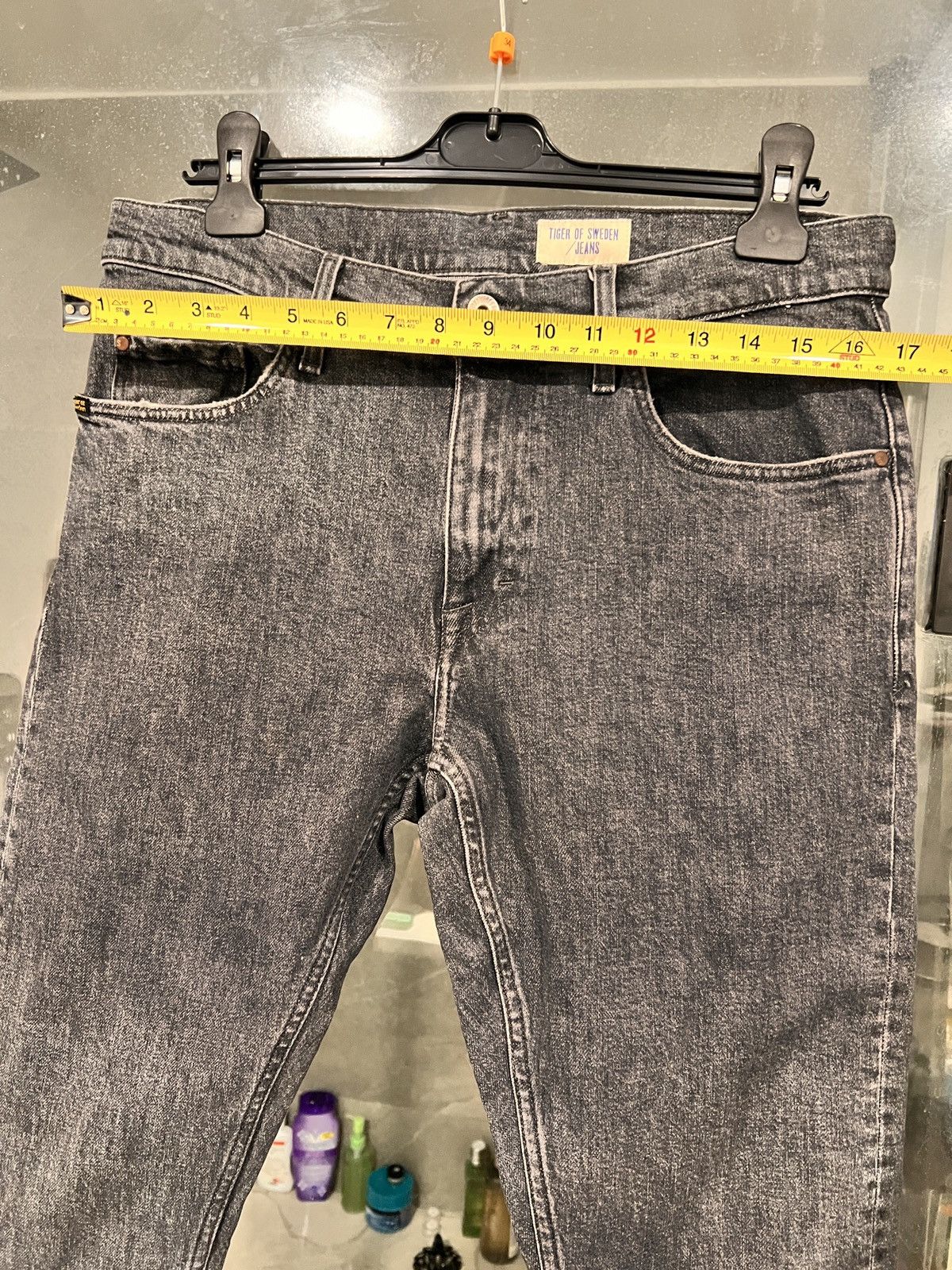 Tiger of Sweden Tiger Of Sweden Men Jeans 32x32” Dark Grey Size US 32 / EU 48 - 5 Thumbnail