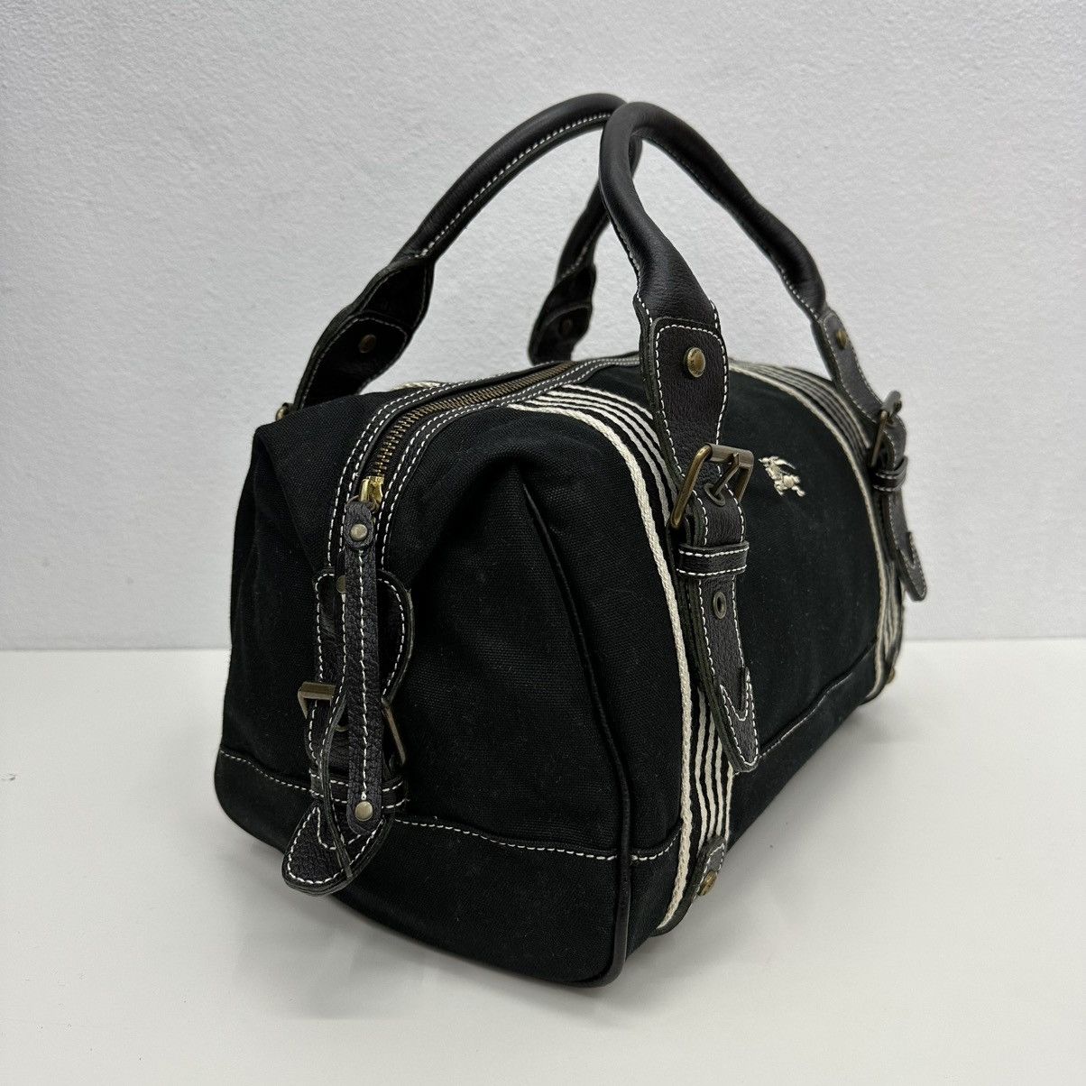 Burberry ‼️LAST DROP‼️ AUTHENTIC BURBERRY BLUE LABEL CANVAS BOSTON BAG Size ONE SIZE - 3 Thumbnail