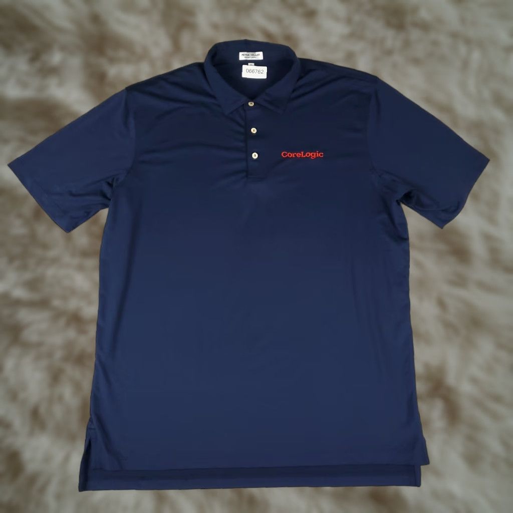Peter Millar Peter Millar Polo Shirt Mens XL Navy Blue Golf Summer Comfort Short Sleeve Size US XL / EU 56 / 4 - 1 Thumbnail
