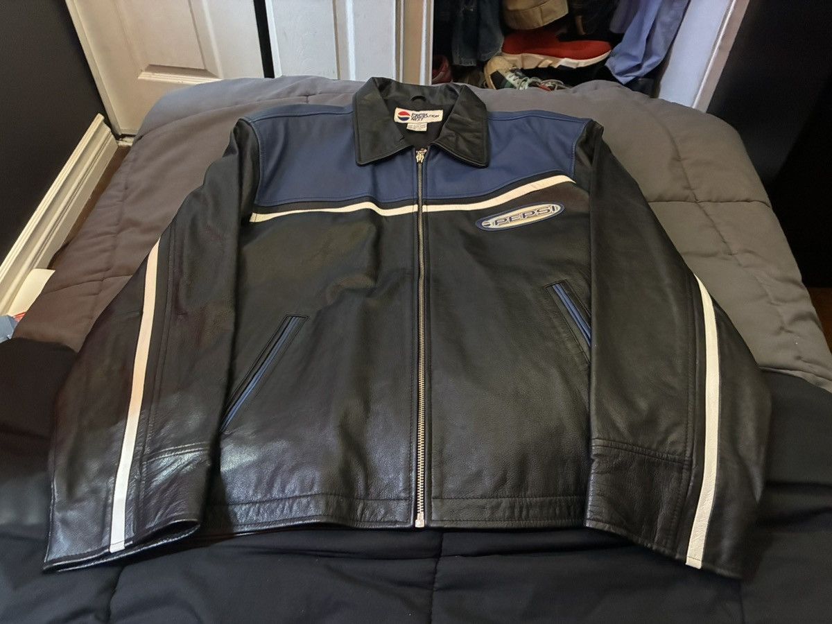 Pepsi Leather Jacket | Grailed