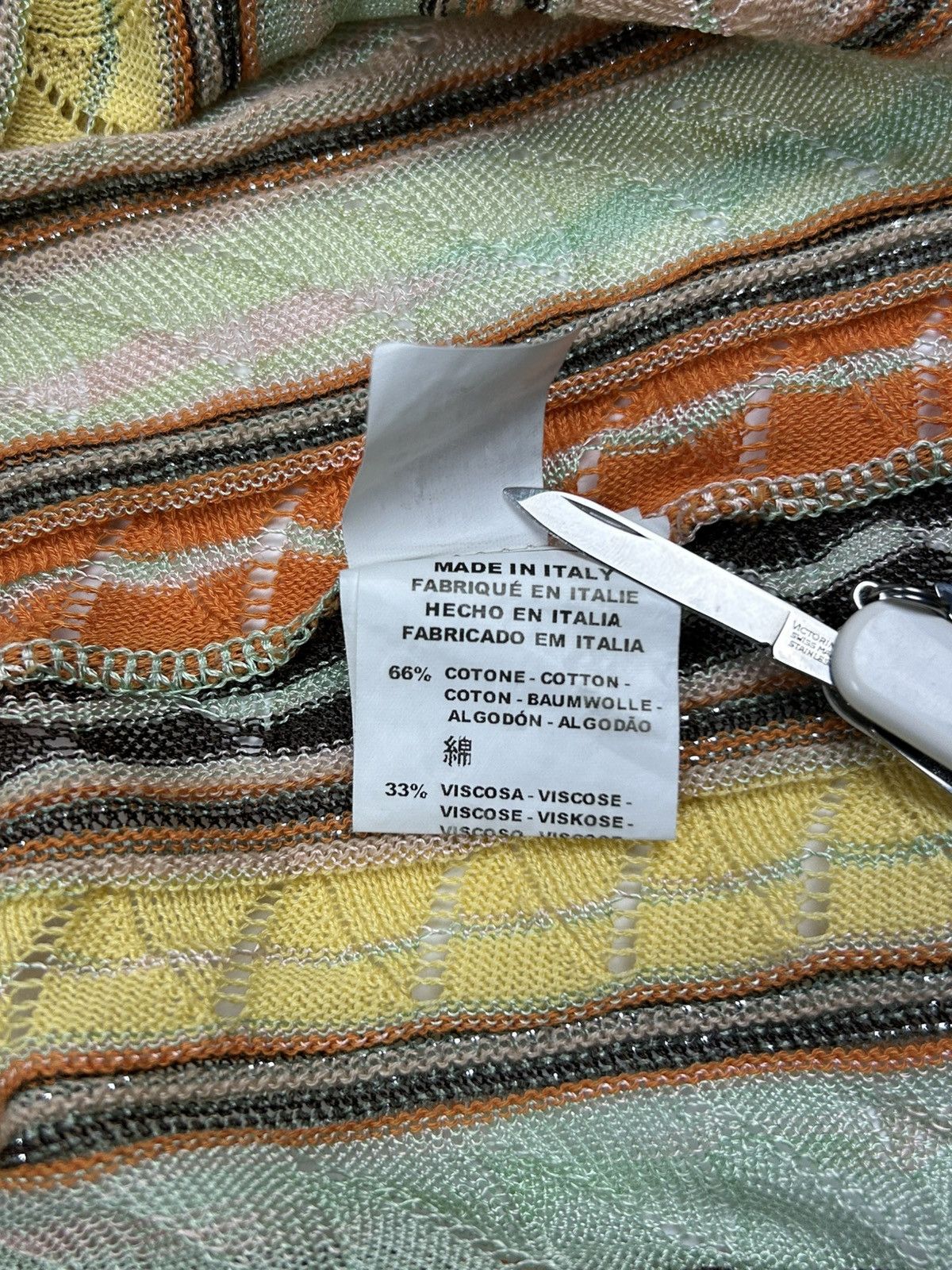 Coogi × Missoni × Vintage Vintage Missoni Blouses women’s Knitted Sweater Size M / US 6-8 / IT 42-44 - 12 Thumbnail