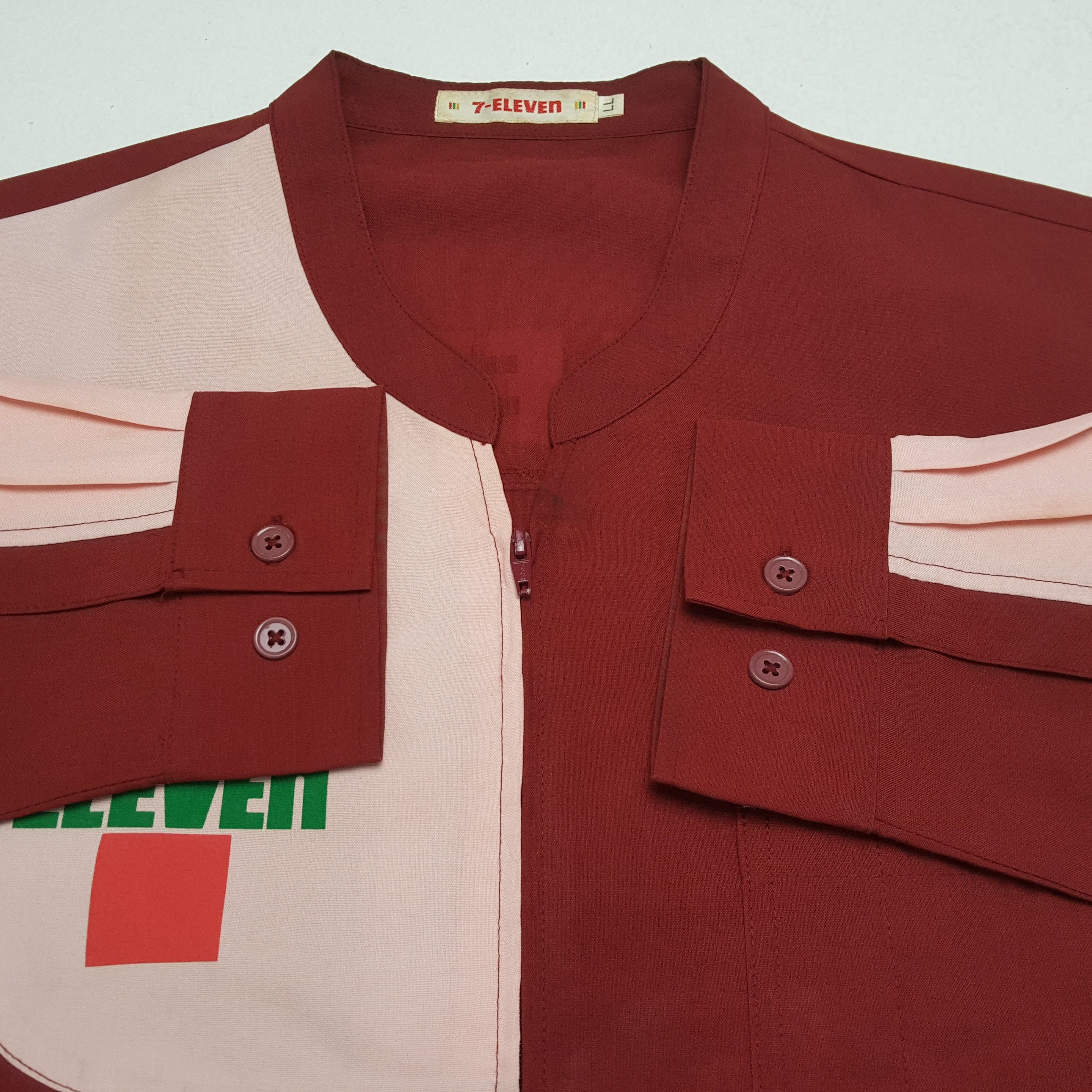 Japanese Brand × Vintage Vintage 7-ELEVEn Japanese Workers Uniform Jacket Size US L / EU 52-54 / 3 - 9 Thumbnail
