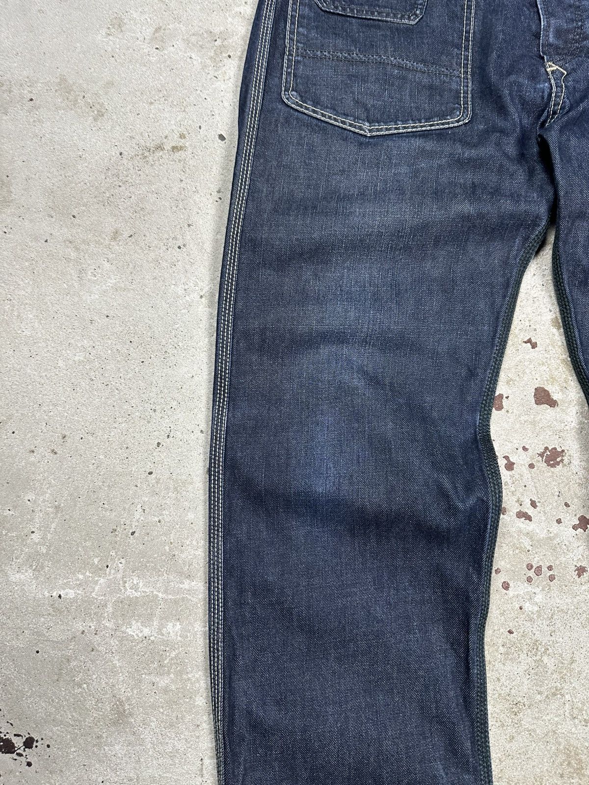 Diesel Vintage Y2K Diesel Big Pockets Navy Jeans Denim Pants Size US 33 - 5 Thumbnail