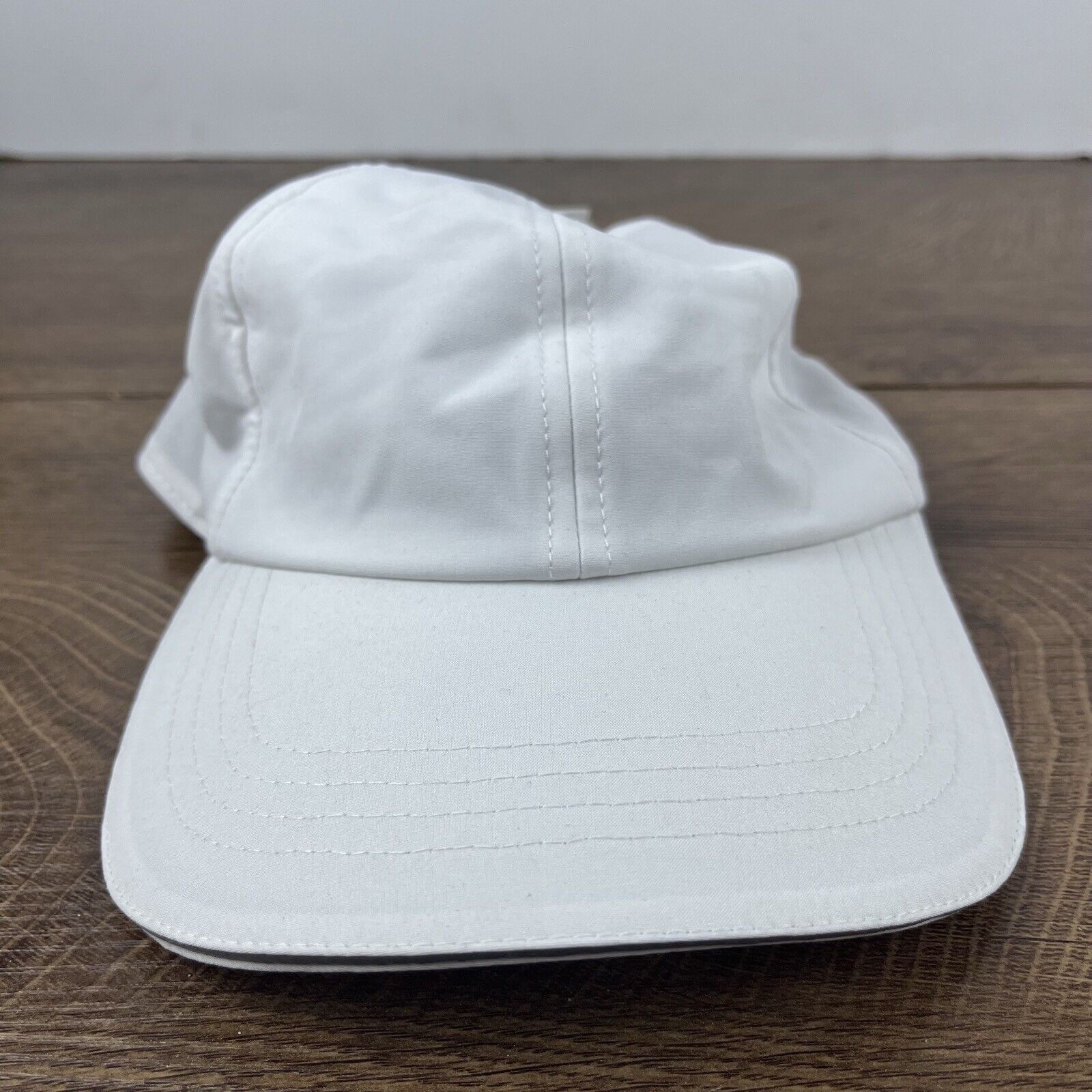 Other Athletic Running Hat White Cap Hat White Cap Hat Adjustable Size ONE SIZE - 3 Thumbnail