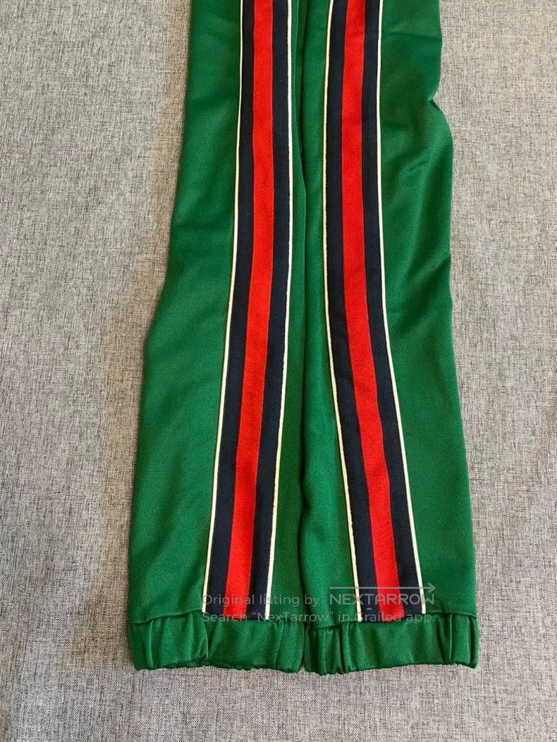 Gucci Gucci SizeM Striped elastic waist tie casual pants Size 42" / US 20 - 6 Thumbnail