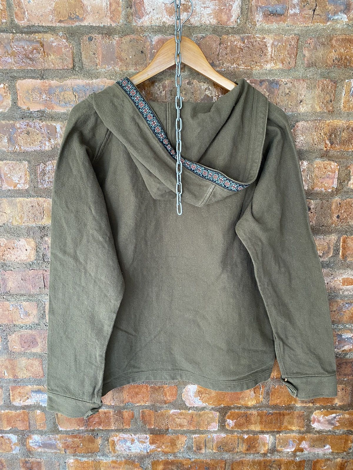 Japanese Brand Veronica Led Rechwe anorak herringbone canvas native hoodie Size US M / EU 48-50 / 2 - 10 Thumbnail
