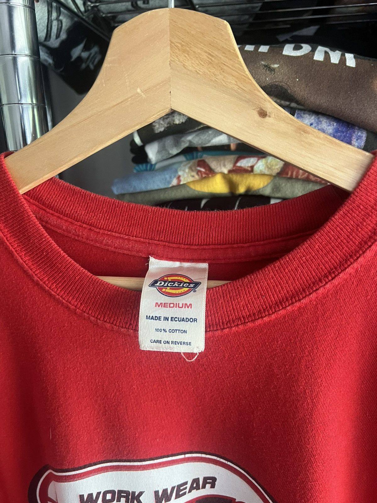 Vintage Dickies Work Wear Logo Tee Shirt Size US M / EU 48-50 / 2 - 3 Thumbnail
