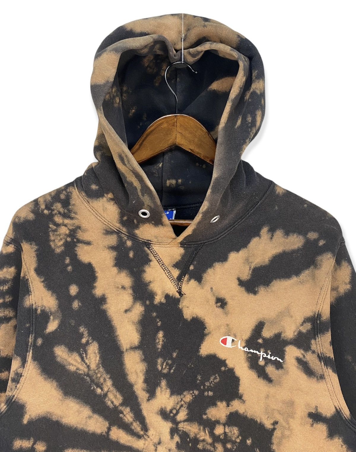 Champion Vintage Champion Hoodie Acid Wash Size US M / EU 48-50 / 2 - 3 Thumbnail