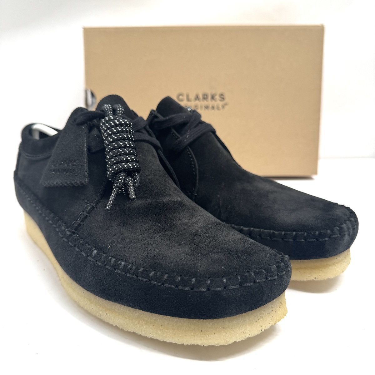 Clarks Clarks Weaver Men's Black Suede Loafers Size US 8.5 / EU 41-42 - 2 Thumbnail