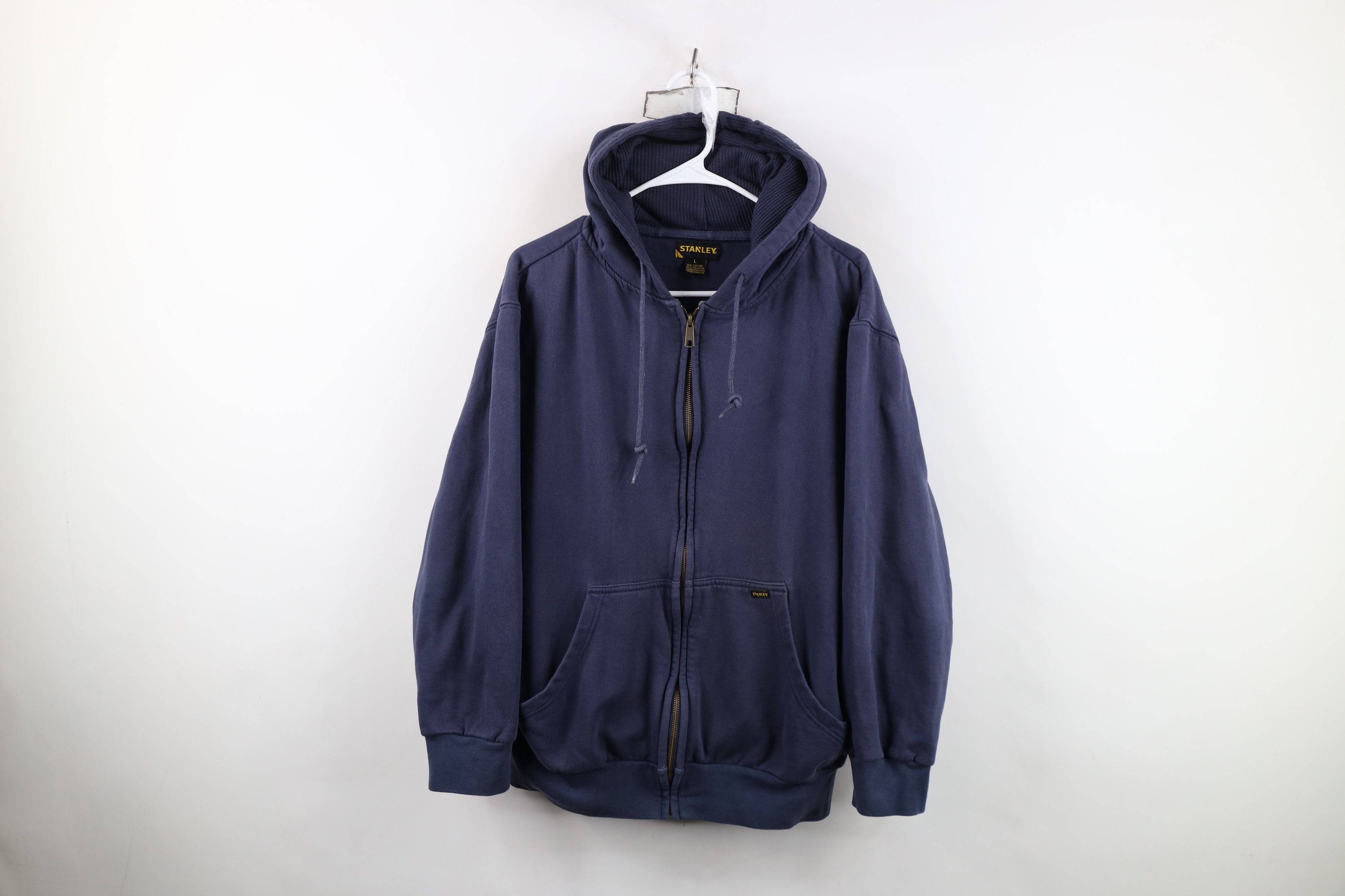 Vintage Vintage Y2K Stanley Tools Heavy Thermal Lined Hoodie Jacket Size US L / EU 52-54 / 3 - 1 Thumbnail