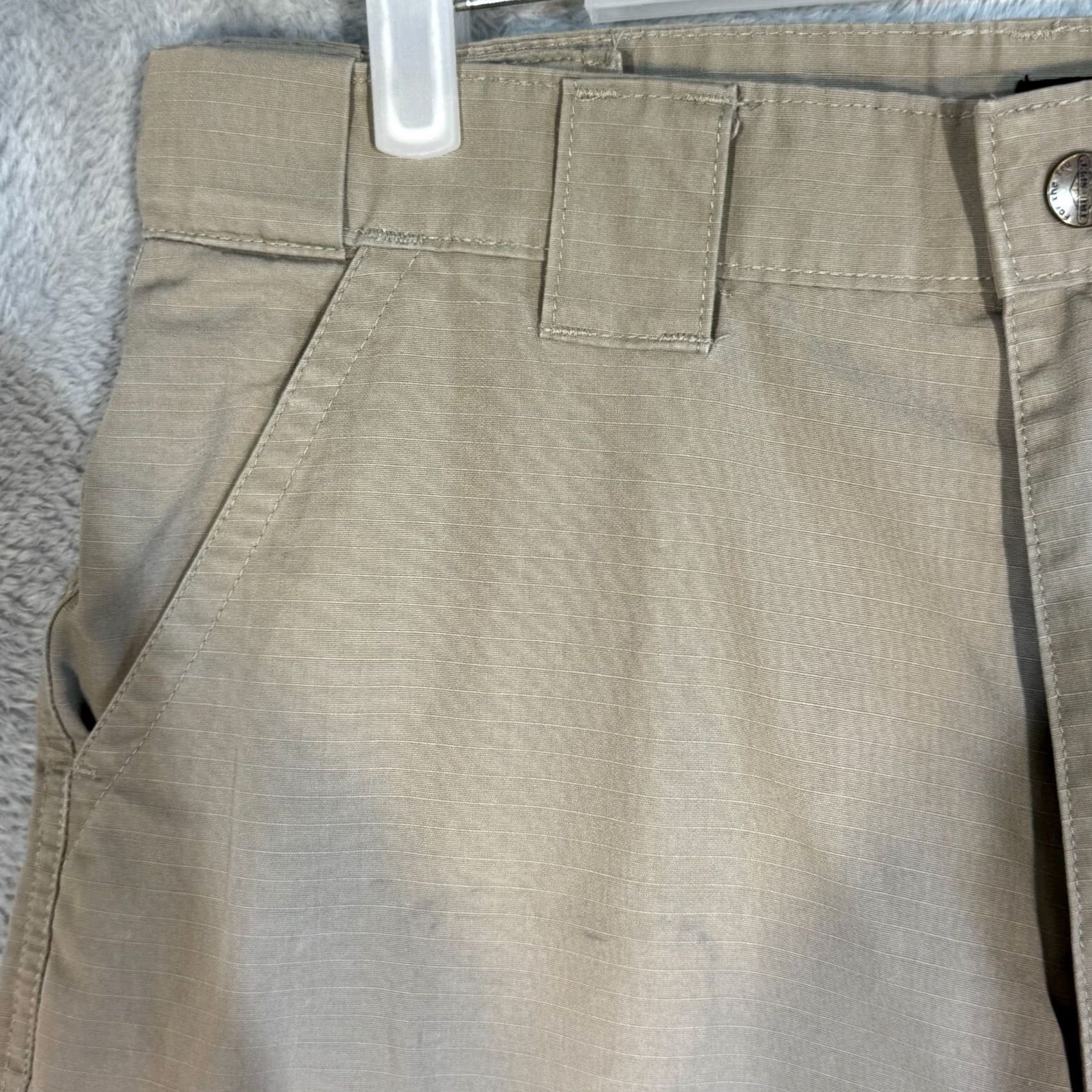 Doublet Tru-Spec Cargo Pants Mens 34x28 Beige Ripstop Double Knee Work Tactical Pants Size US 34 / EU 50 - 3 Thumbnail