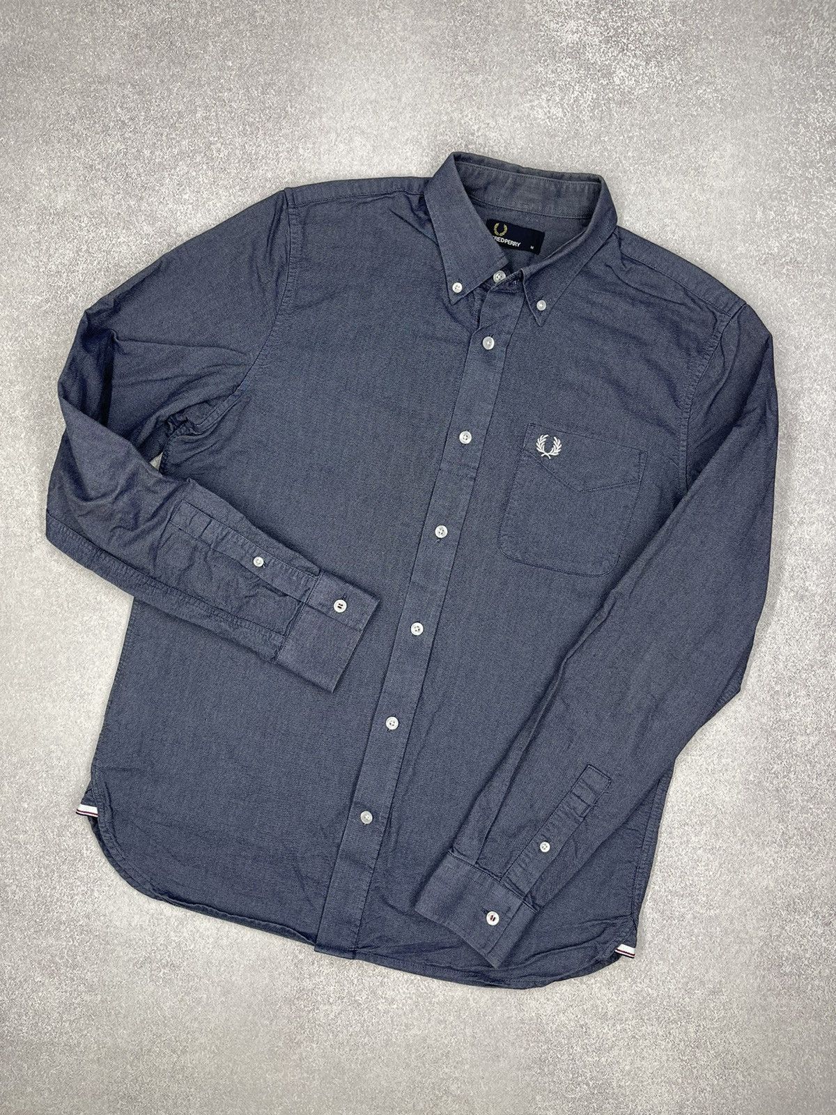 Fred Perry Mens Fred Perry Blue Shirt Size M Size US M / EU 48-50 / 2 - 1 Thumbnail