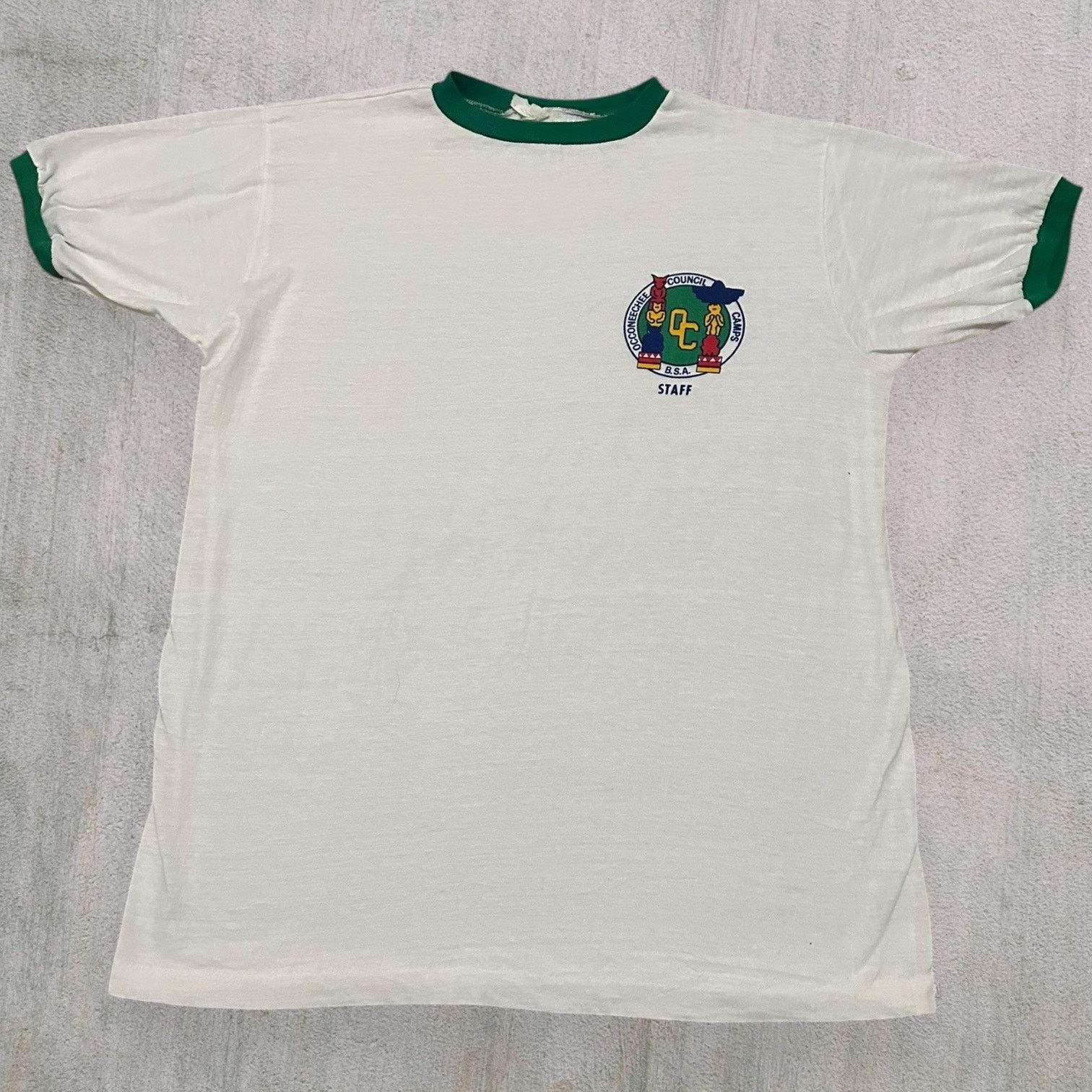 Vintage 70s Boyscout tee Size US XL / EU 56 / 4 - 1 Thumbnail