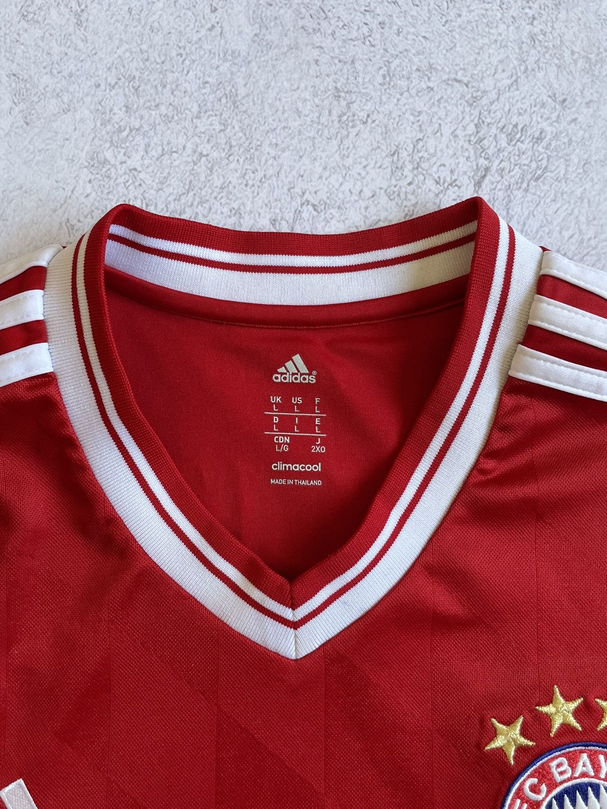 Adidas Adidas Bayern Munich 2013/2014 Home Soccer Jersey #25 Müller Size US L / EU 52-54 / 3 - 7 Thumbnail