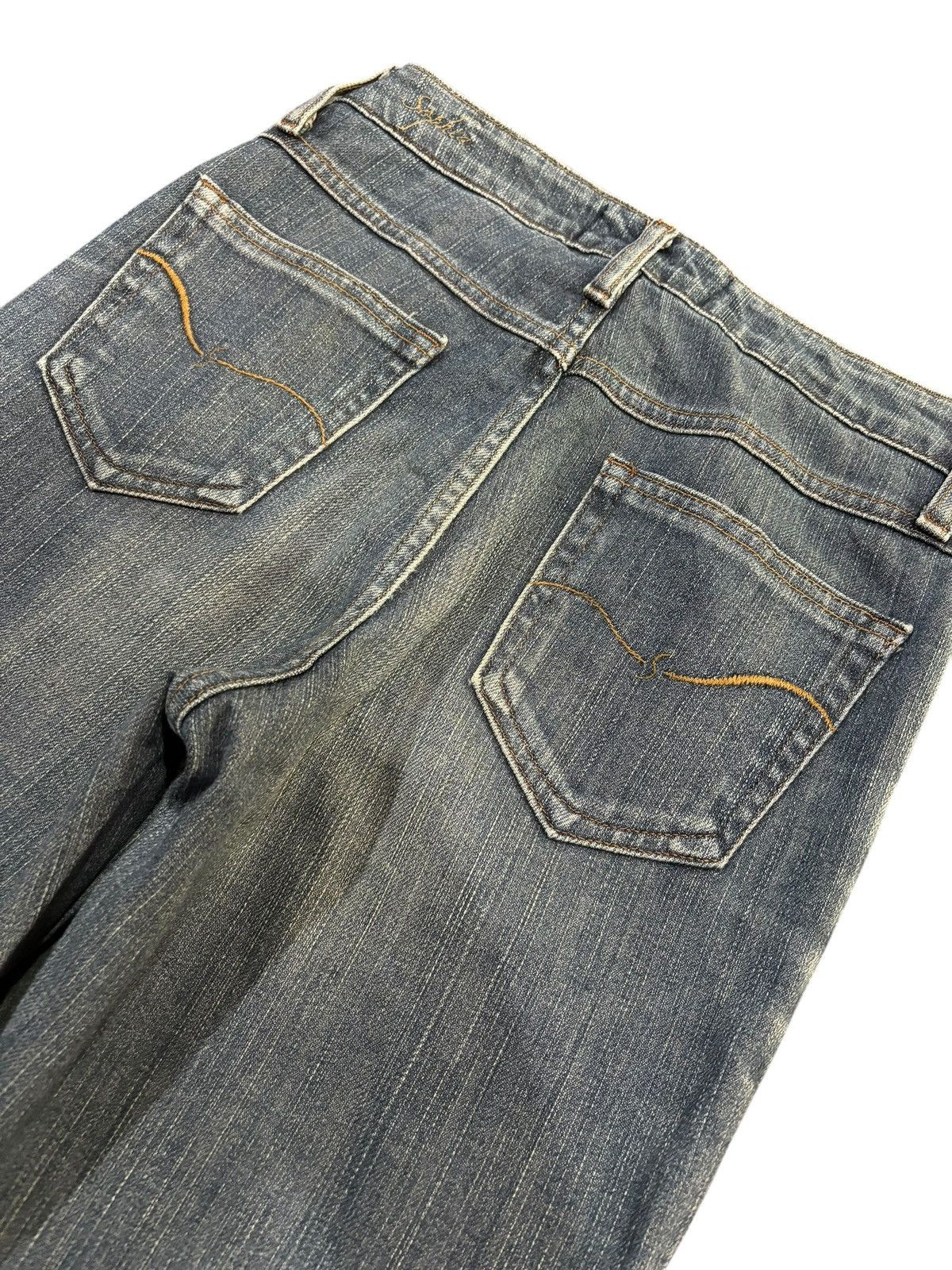 Edwin × Japanese Brand × Seditionaries Vintage Y2k Edwin Sophia Bootcut Flared Faded Jeans Size US 26 / EU 42 - 6 Thumbnail