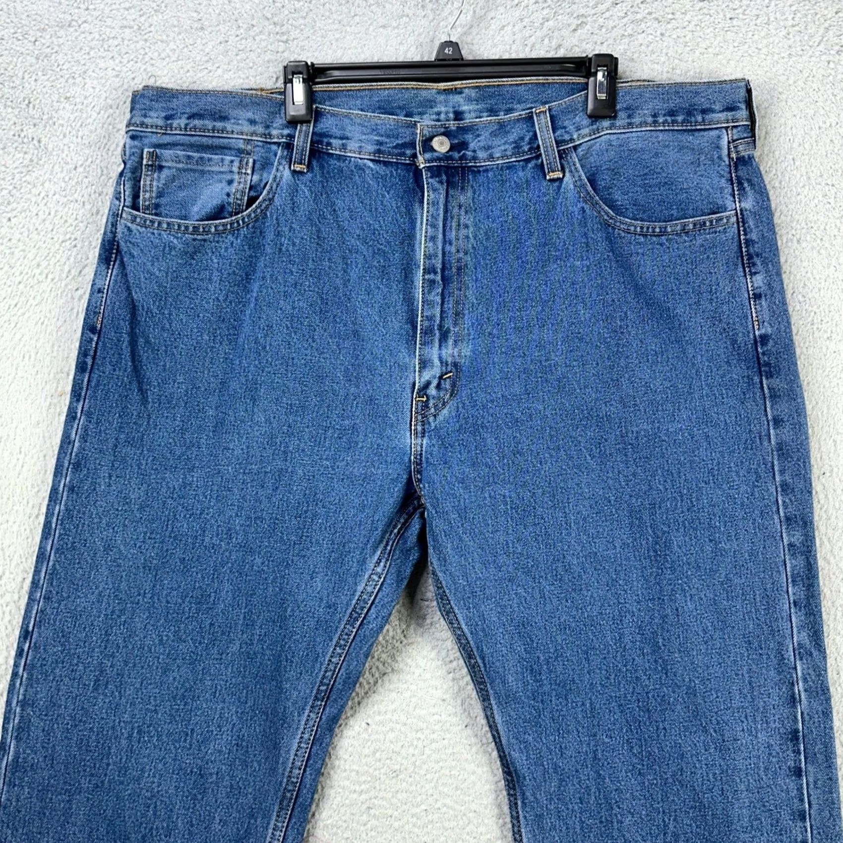 Levi's VINTAGE? No. Levi's 511 Jeans Straight Leg 44X30 Blue Washed 5 Pocket Red Tab Casual NEW Size US 44 / EU 60 - 3 Thumbnail