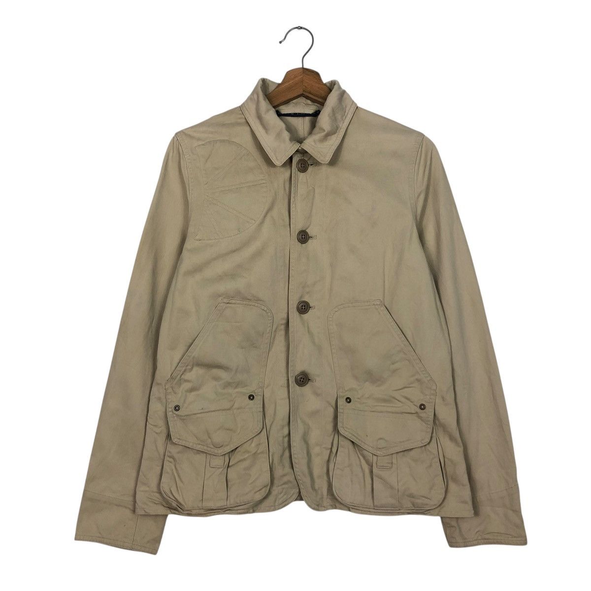 Ralph Lauren 🔥VINTAGE CROPPED CHORE WORK BIKER JACKET RALPH LAUREN Size M / US 6-8 / IT 42-44 - 3 Thumbnail
