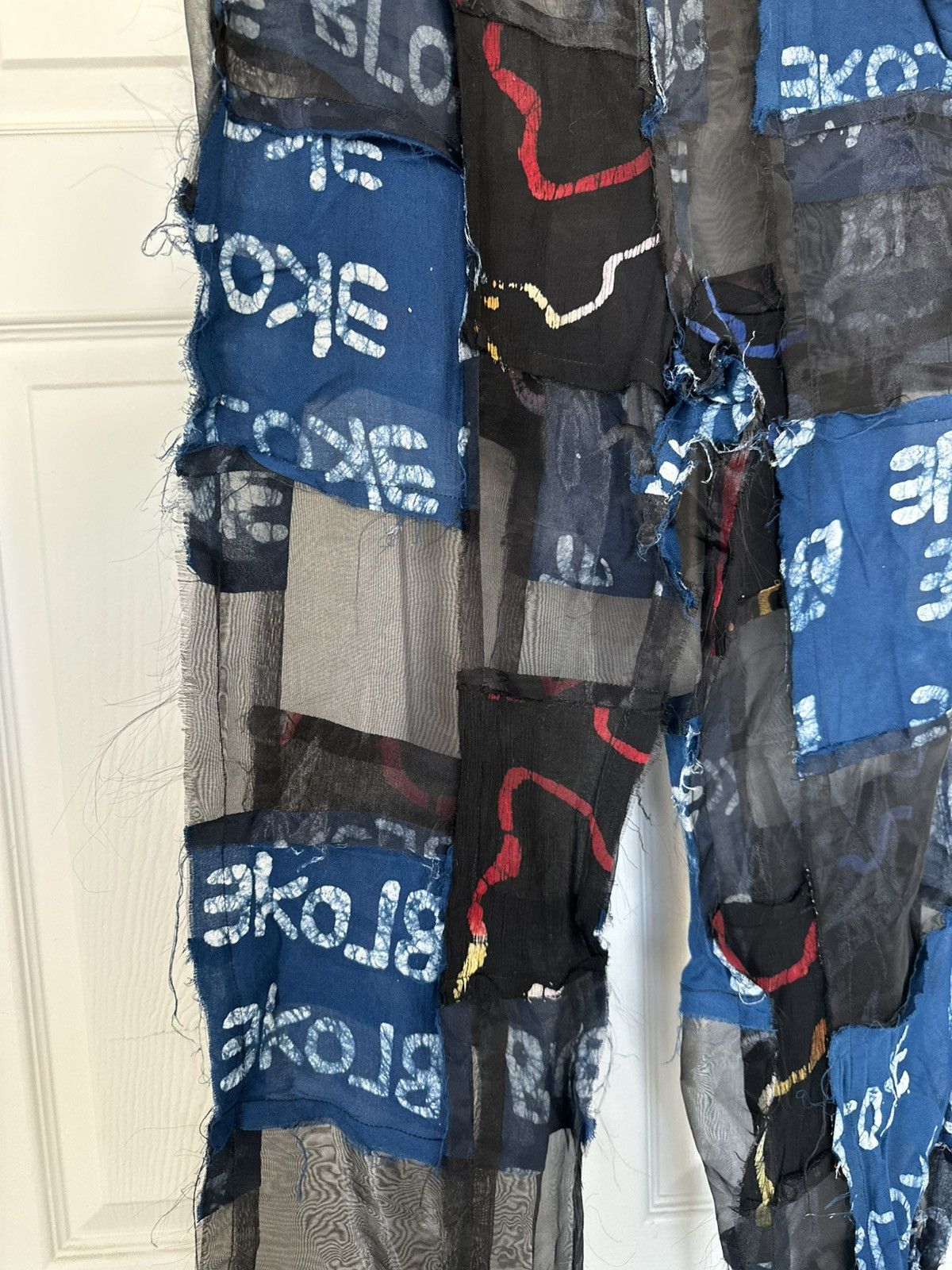 Other Bloke - 1/1 Handmade Patchwork Trousers Size US 31 - 2 Thumbnail