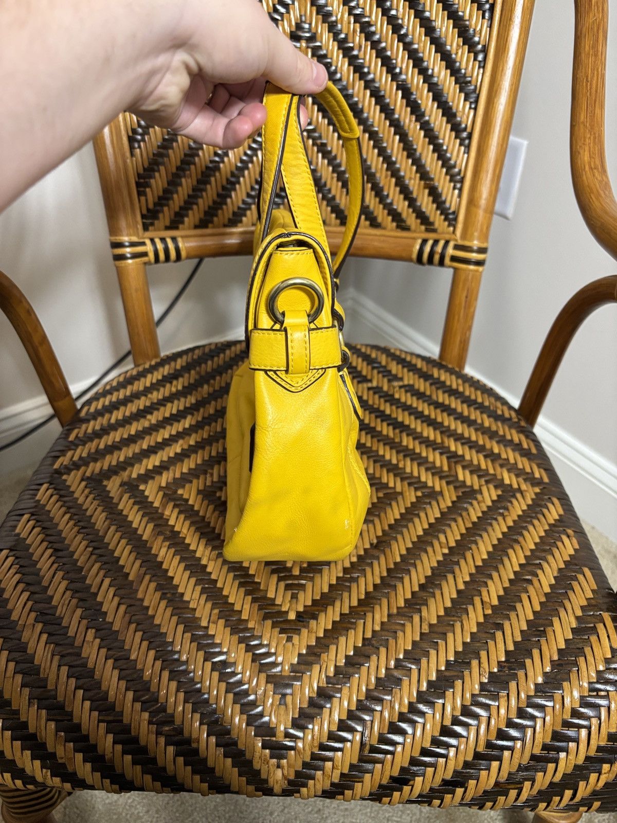 Coach Coach Campbell Crossbody Bag Yellow Rare Size ONE SIZE - 2 Thumbnail