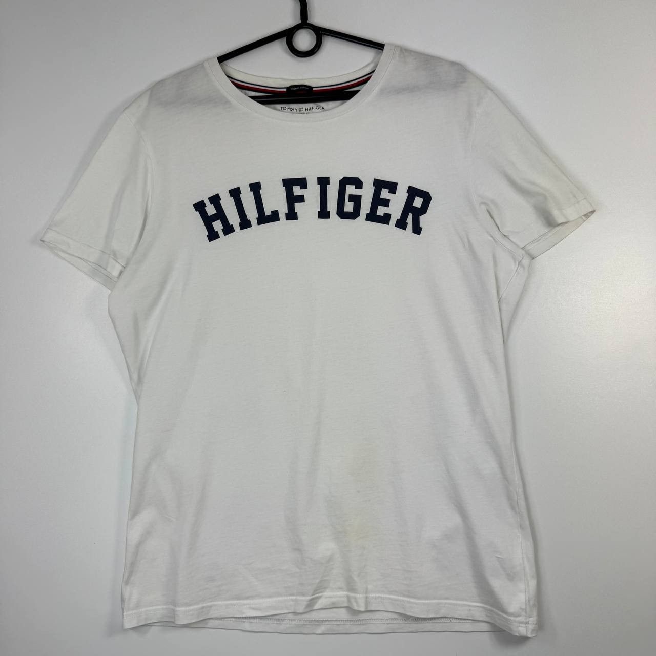Tommy Hilfiger Tommy Hilfiger Logo T-Shirt White Mens Size L Size US L / EU 52-54 / 3 - 1 Thumbnail