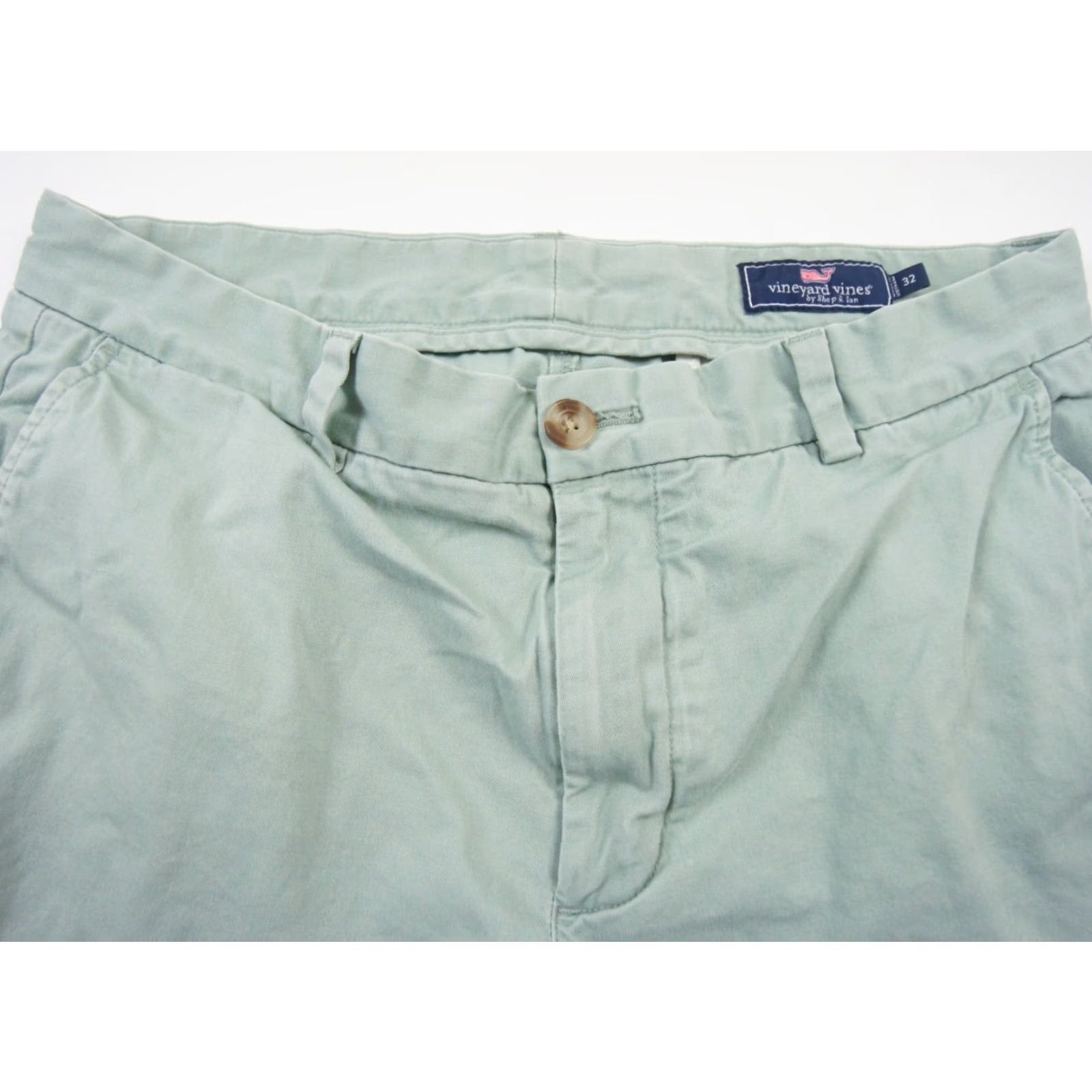 Vineyard Vines VINTAGE Vineyard Vines Men’s Chino Shorts 32 Green Casual Preppy 8" Inseam Size US 32 / EU 48 - 2 Thumbnail