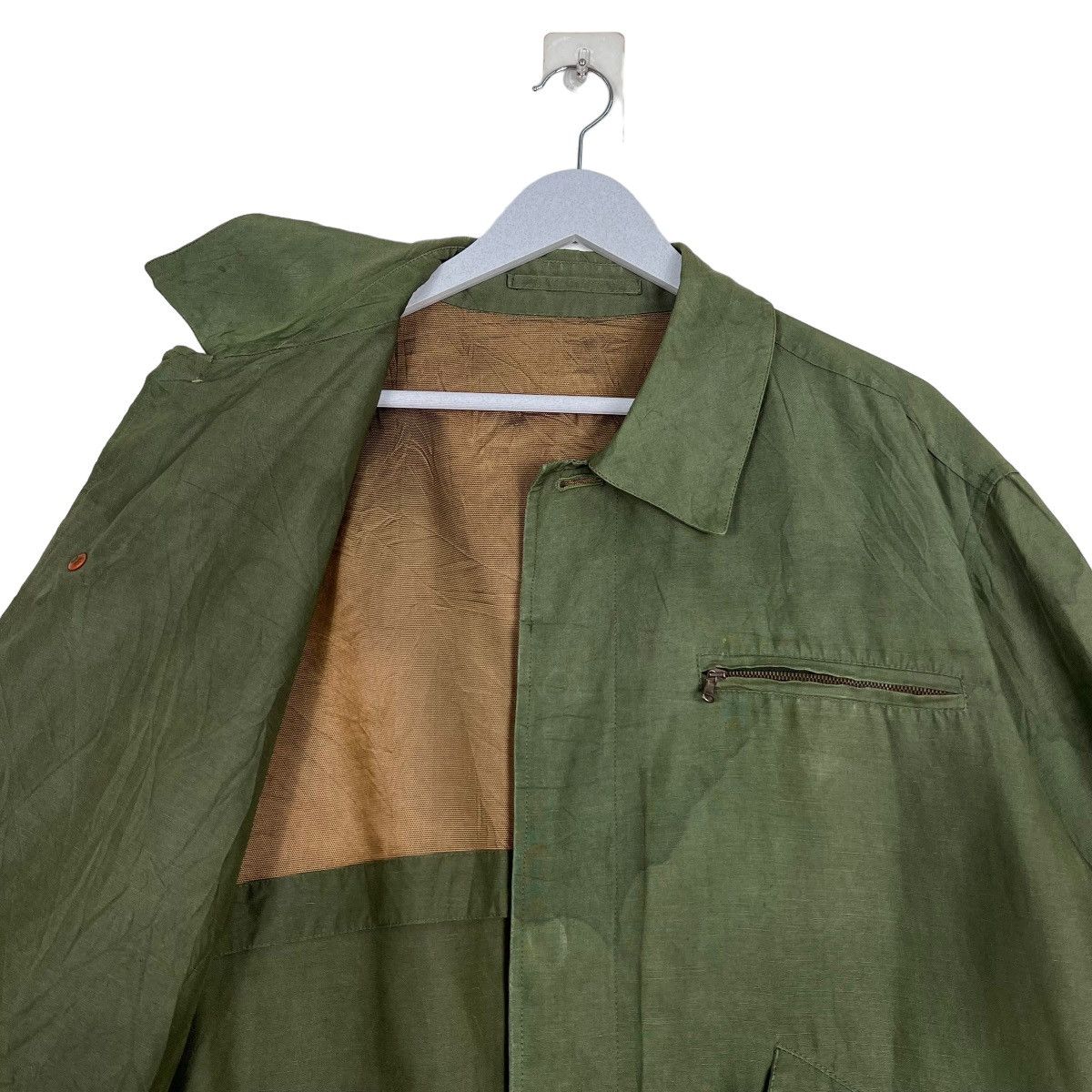 Alfred Dunhill 🔥 VINTAGE DUNHILL HGTONE SILK LINEN JACKET MADE IN ITALY Size US M / EU 48-50 / 2 - 10 Thumbnail