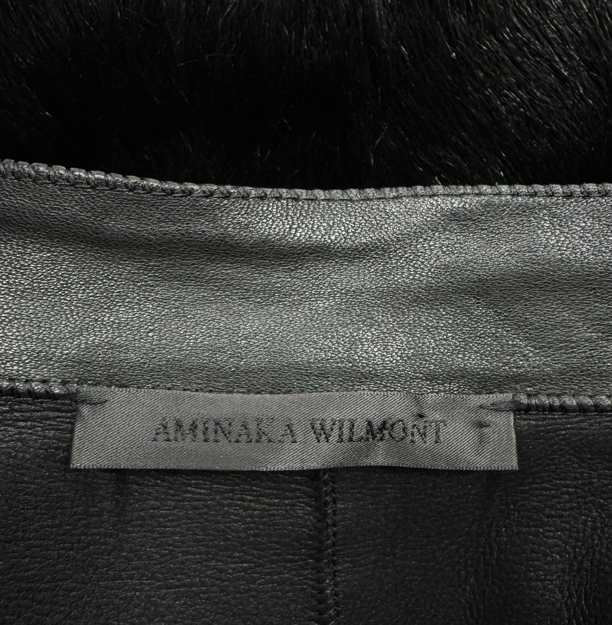 Other Aminaka Wilmont Fur Vest Belted Genuine Leather size 12 Size M / US 6-8 / IT 42-44 - 16 Thumbnail