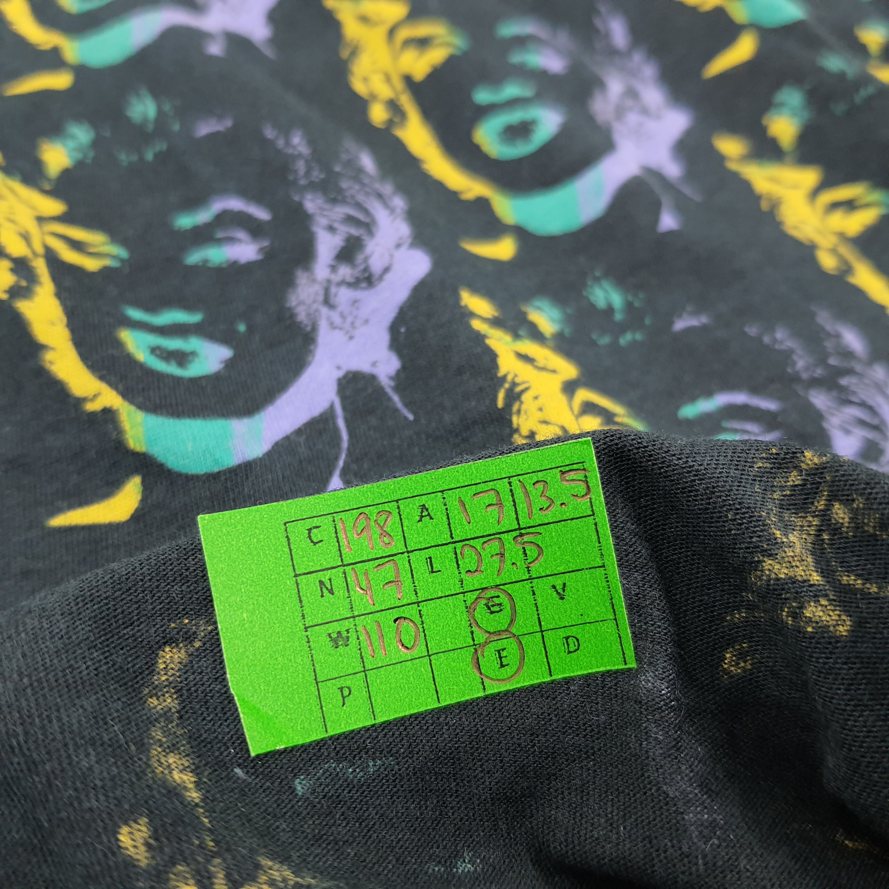 Andy Warhol × Vintage Vintage Andy Warhol Japan Brand Overprint Sleepless Tshirt Size US S / EU 44-46 / 1 - 7 Thumbnail