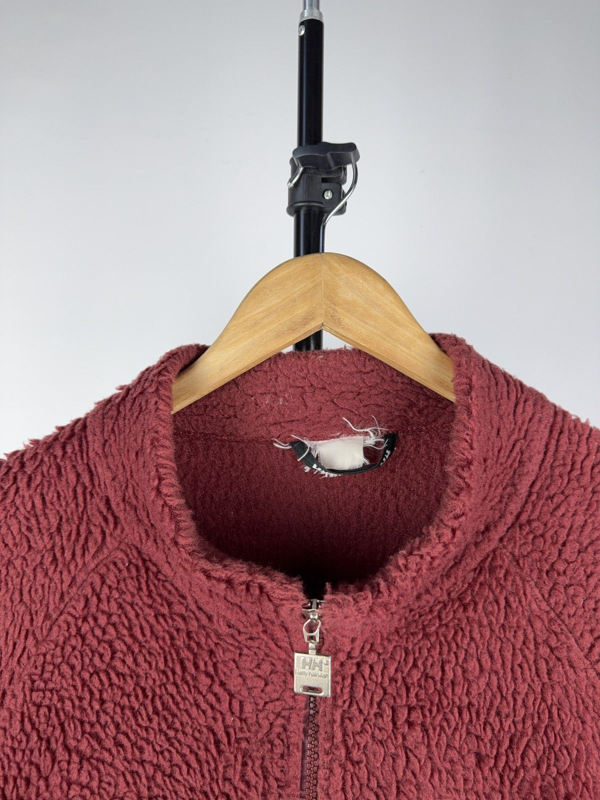 Helly Hansen × Vintage Vintage 90's Helly Hansen Fleece Sherpa Zip Jacket Size US L / EU 52-54 / 3 - 3 Thumbnail