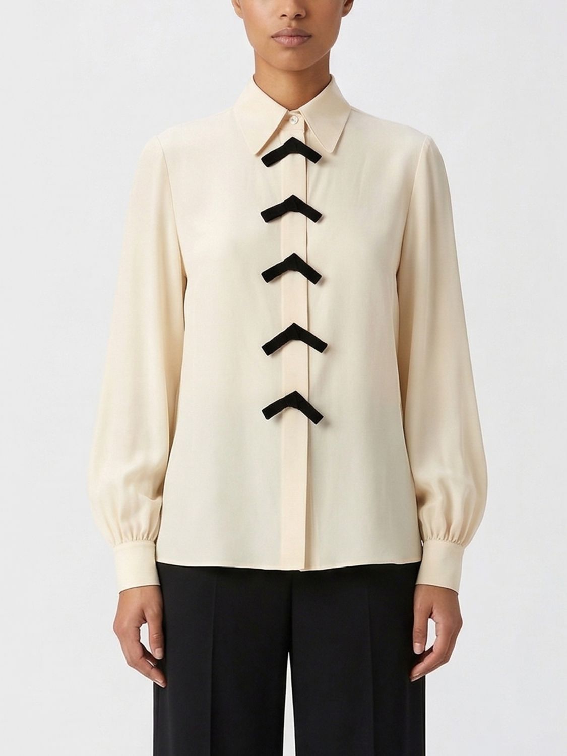 Valentino Valentino Shirt Woman Beige Size M / US 6-8 / IT 42-44 - 1 Thumbnail