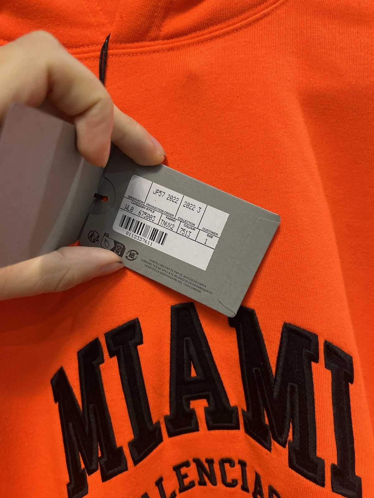 Balenciaga Balenciaga Cities Miami Hoodie Size US S / EU 44-46 / 1 - 4 Thumbnail
