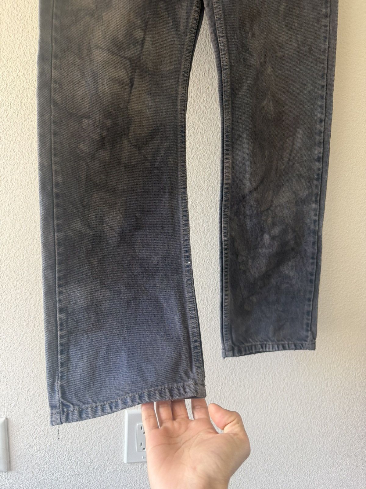 Levi's 1997 Overdyed Orange Tab 505 Denim Jeans Size US 29 - 3 Thumbnail