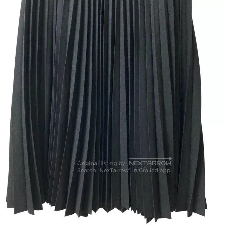 Comme des Garcons Comme des Garcons size M Retro Black Pleated Skirt Size 22" - 3 Thumbnail