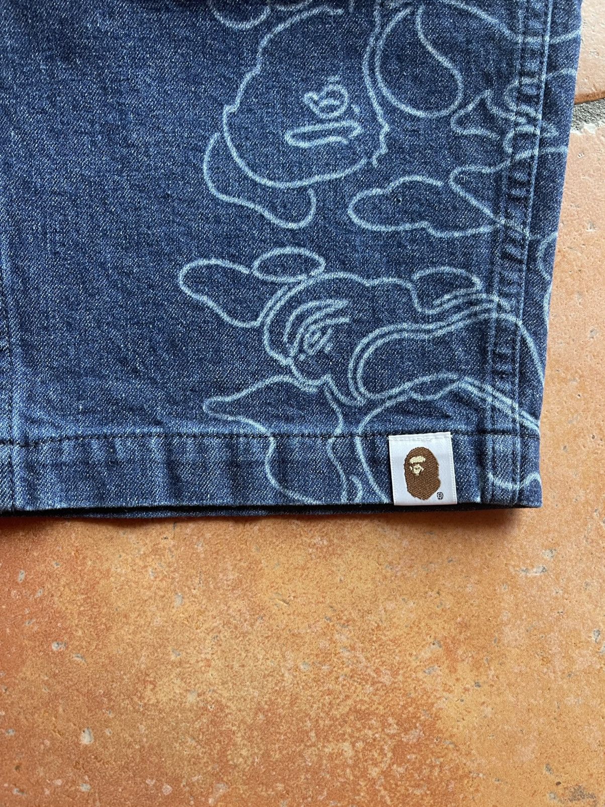 Bape Bape 30th Anniversary Indigo Denim Pants Size US 32 / EU 48 - 6 Thumbnail
