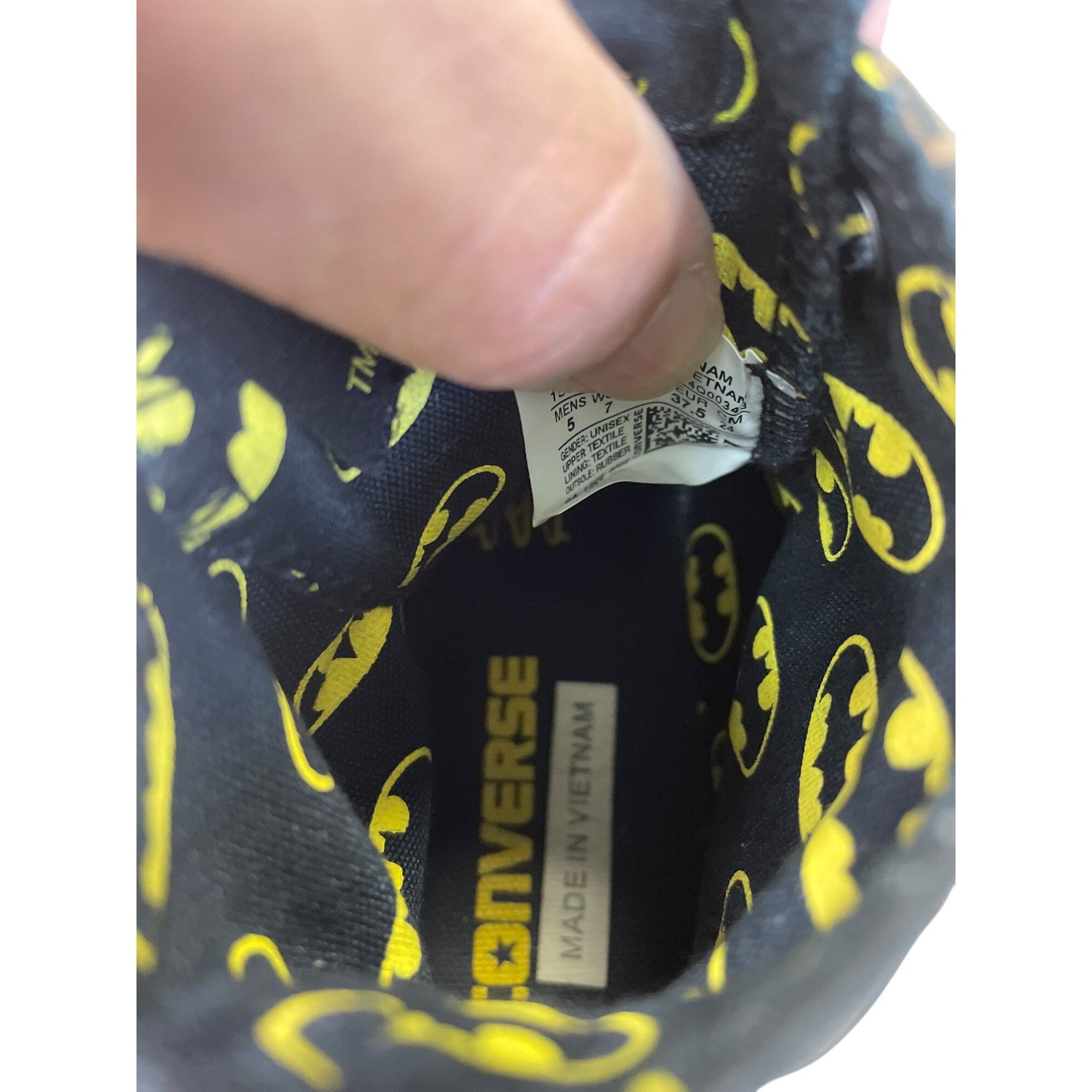 Converse Converse Batman High-Top womans leather canvas sneakers Size Size US 7 / IT 37 - 18 Thumbnail