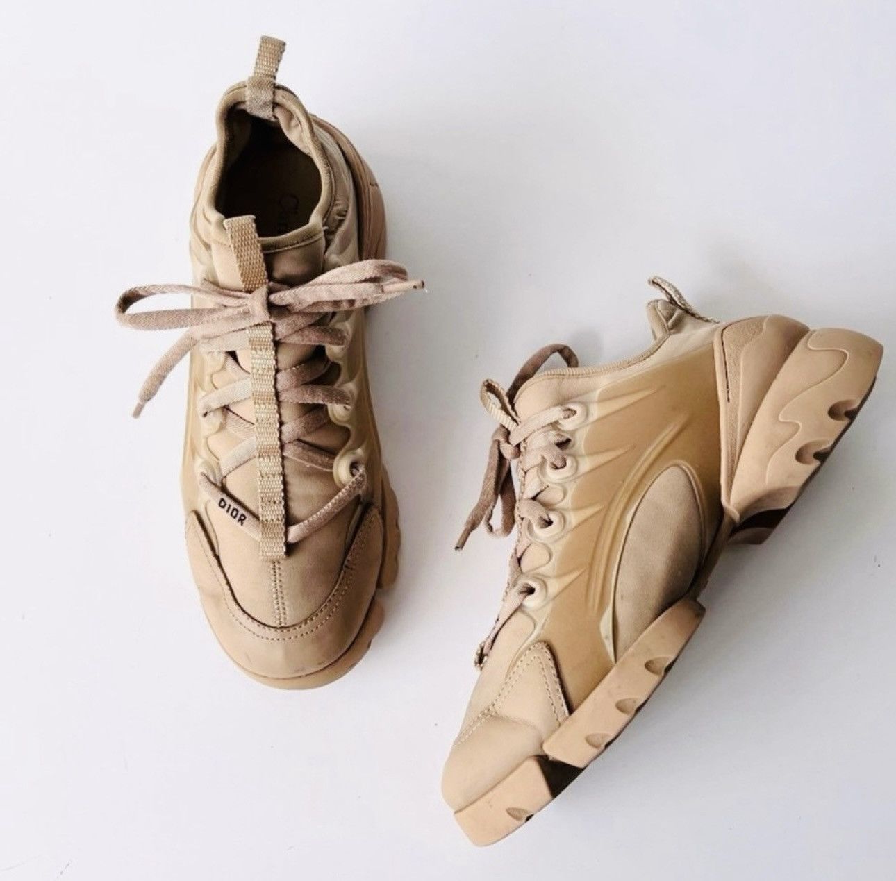 Dior Dior D-Connect Sneaker Nude Technical Fabric Size US 7 / IT 37 - 3 Thumbnail