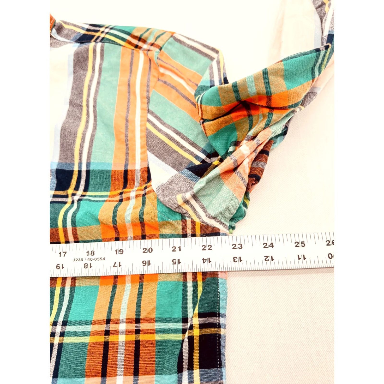 Scotch & Soda Scotch & Soda Shirt XL Mens Green Multicolour Regular Cotton Button-Up Long Sleeve Twill Striped 2884 Size US XL / EU 56 / 4 - 7 Thumbnail