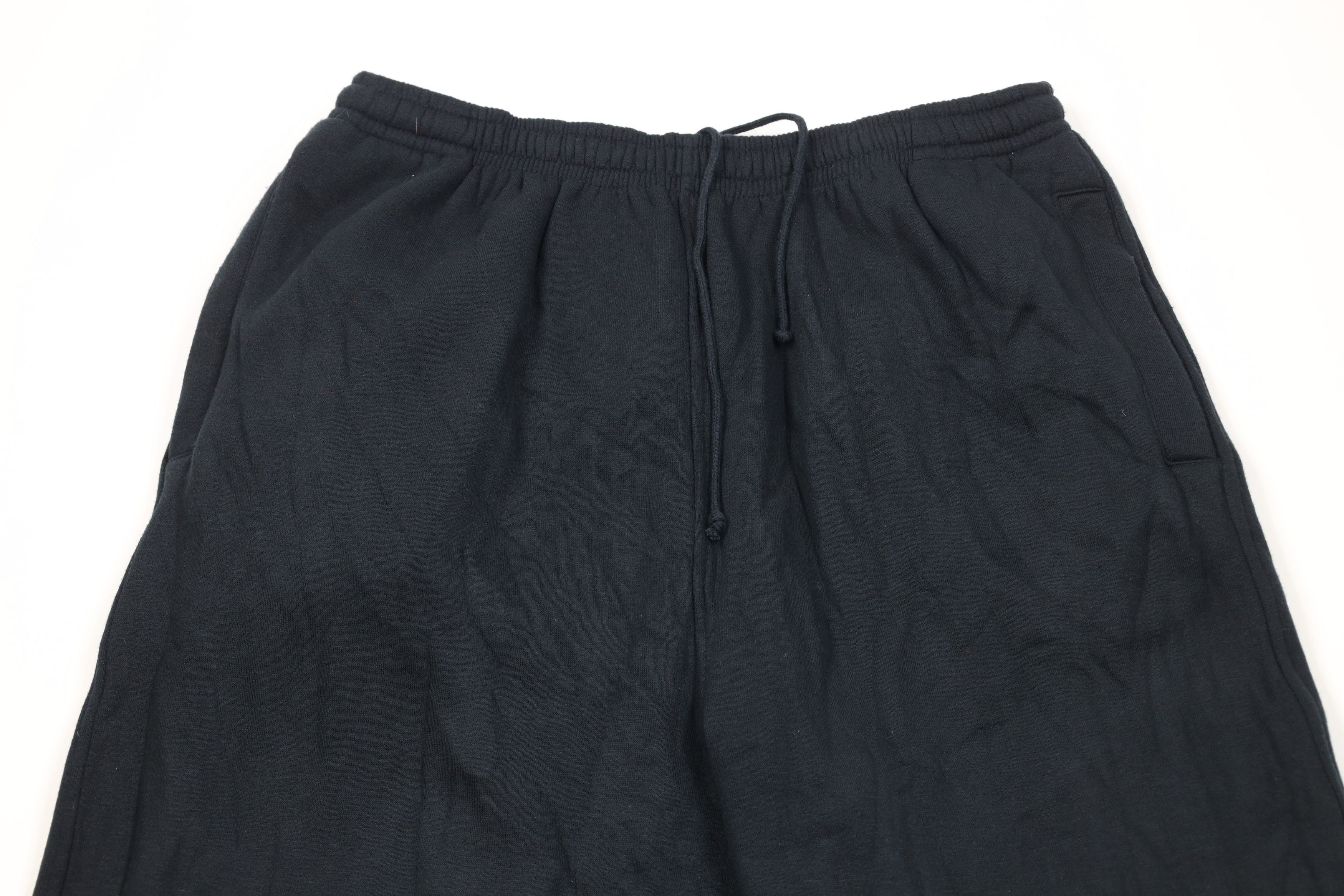 Vintage Vintage 90s Streetwear Heavyweight Sweatpants Joggers Black Size US 38 / EU 54 - 2 Thumbnail
