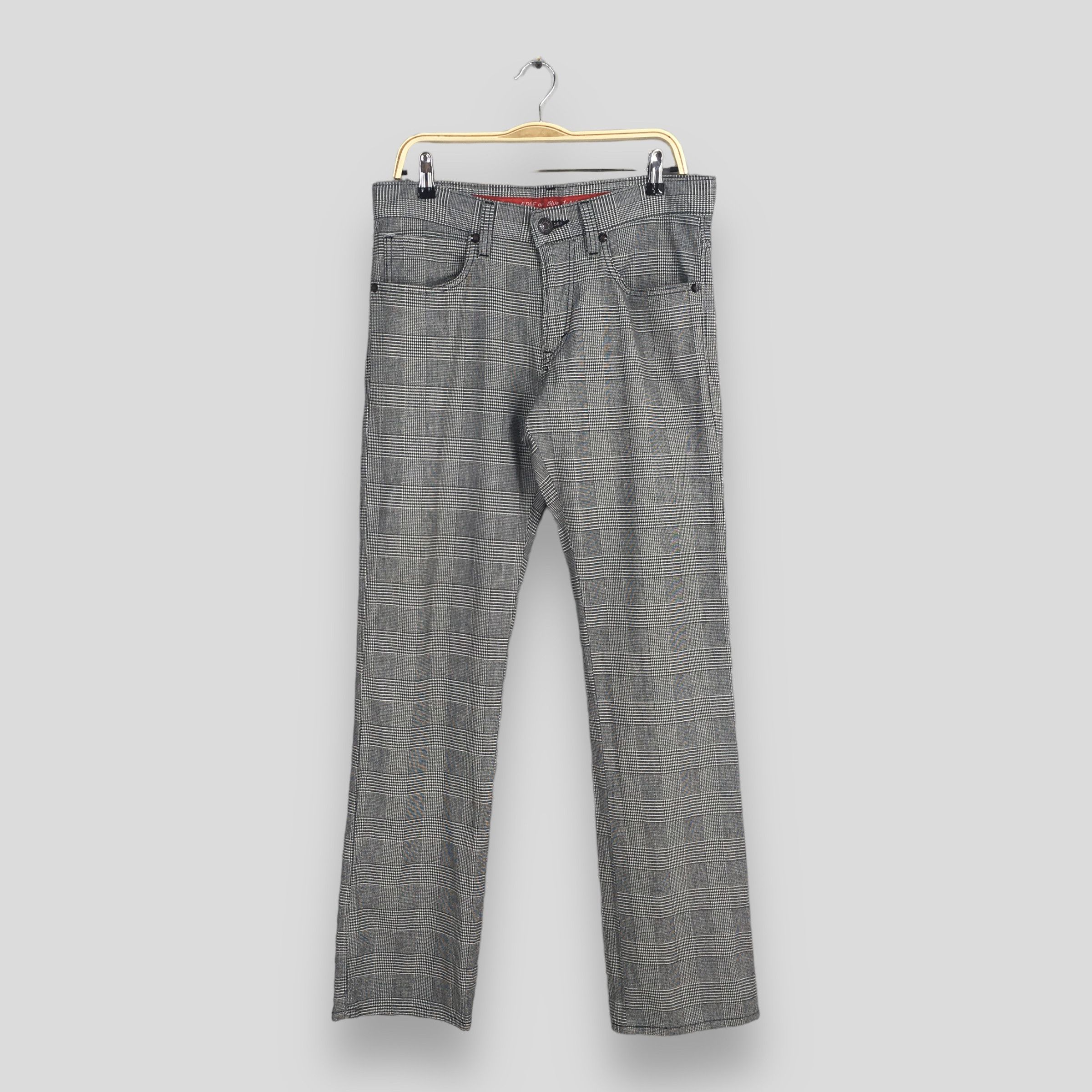 Edwin Size 32x33 Edwin Casual Tartan Plaid Checked Pants S1280 Size US 32 / EU 48 - 1 Thumbnail